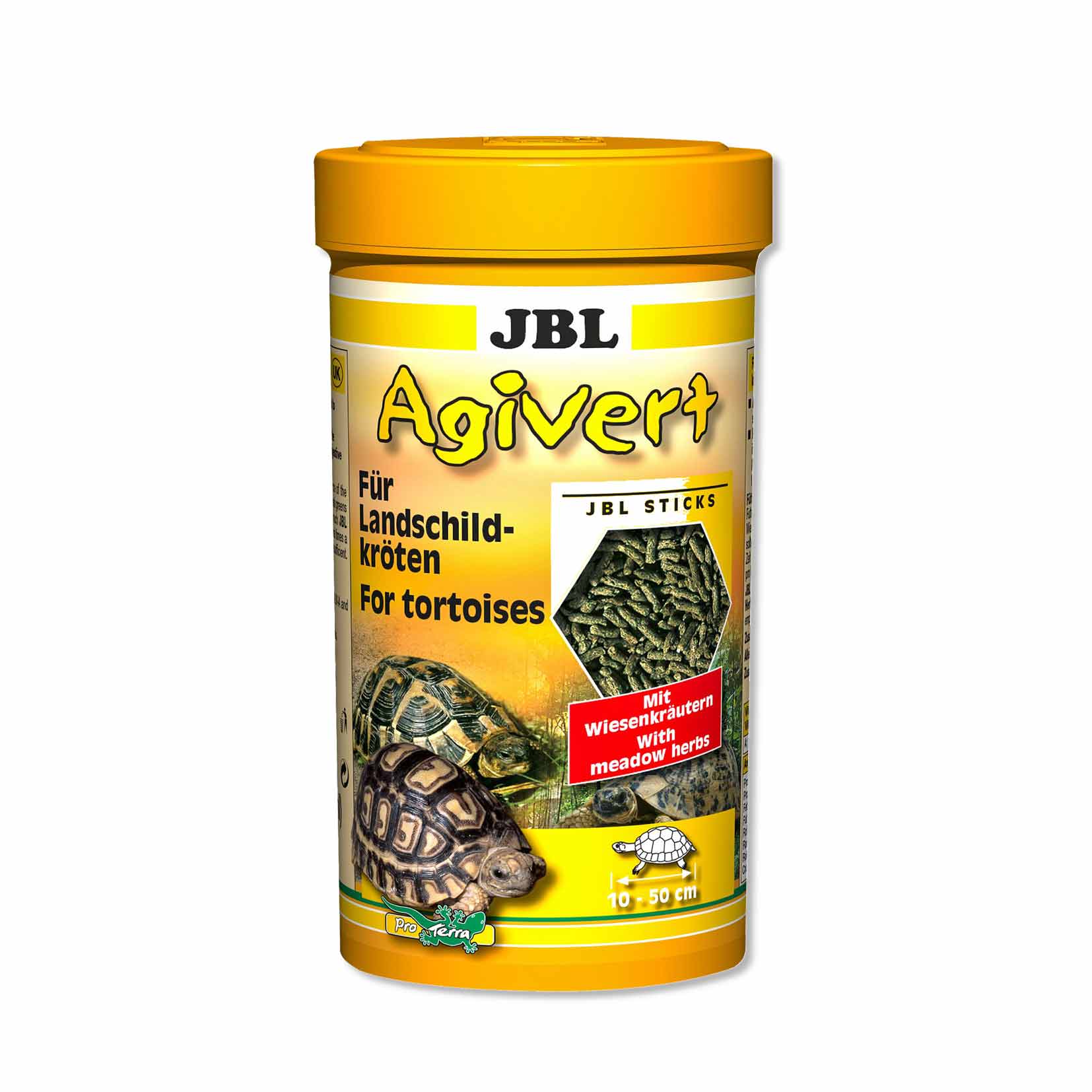 JBL Agivert 250ml - Premium Vegetable-Based Turtle Food for Aquatic Turtles | Nutritious Daily Diet for Red-Eared Sliders & Other Herbivorous Turtles | Perfect for Aquarium & Pond Feeding