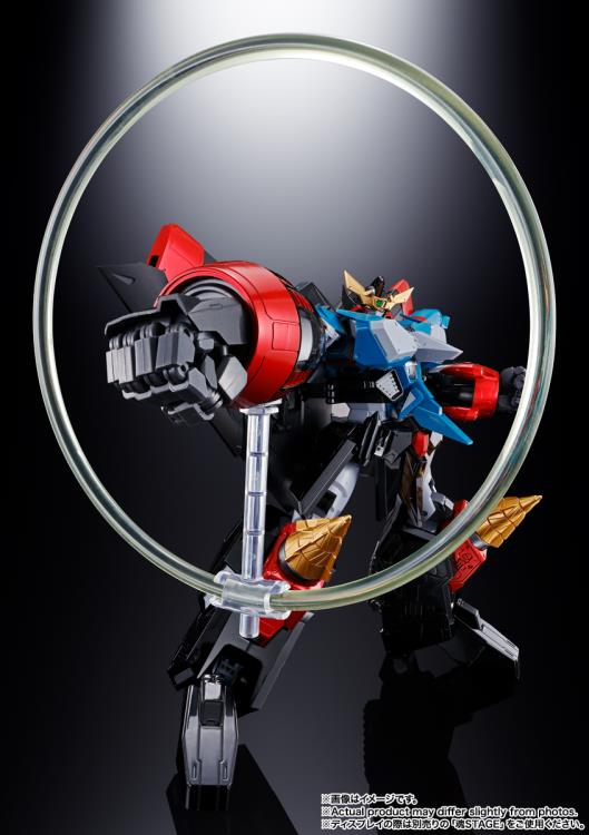 Bandai Soul of Chogokin GX-104 GaoFighGar Action Figure - The King of Braves GaoGaiGar Collectible Robot Toy for Display & Play | Perfect for Anime Fans & Model Collectors