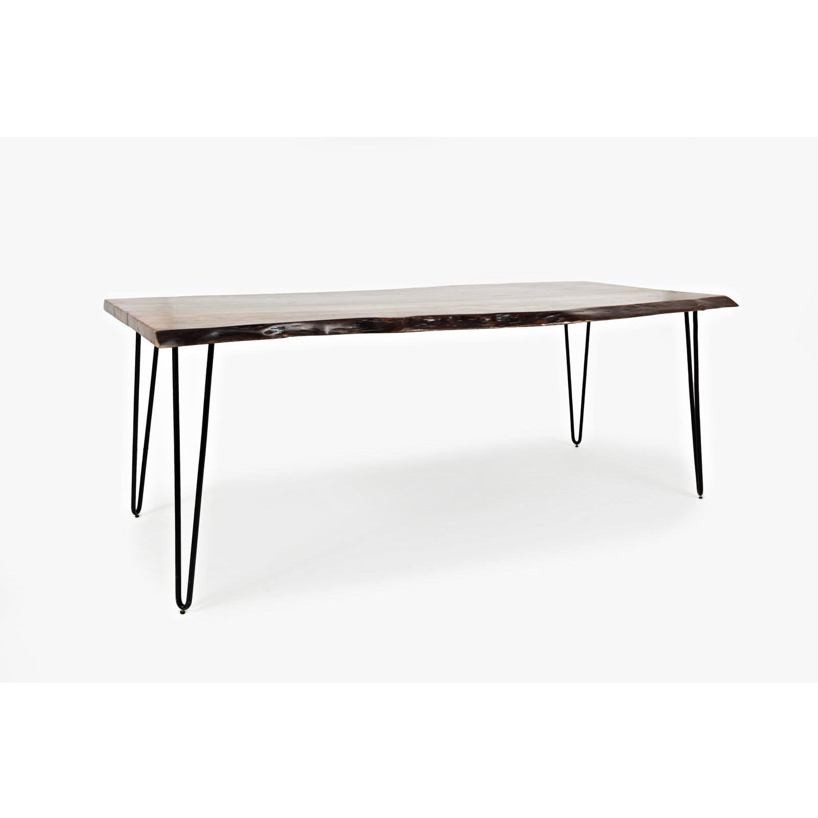 Nature's Edge Solid Wood Dining Table - Rustic Farmhouse Style for Kitchen & Dining Room - Perfect for Family Gatherings & Dinner Parties