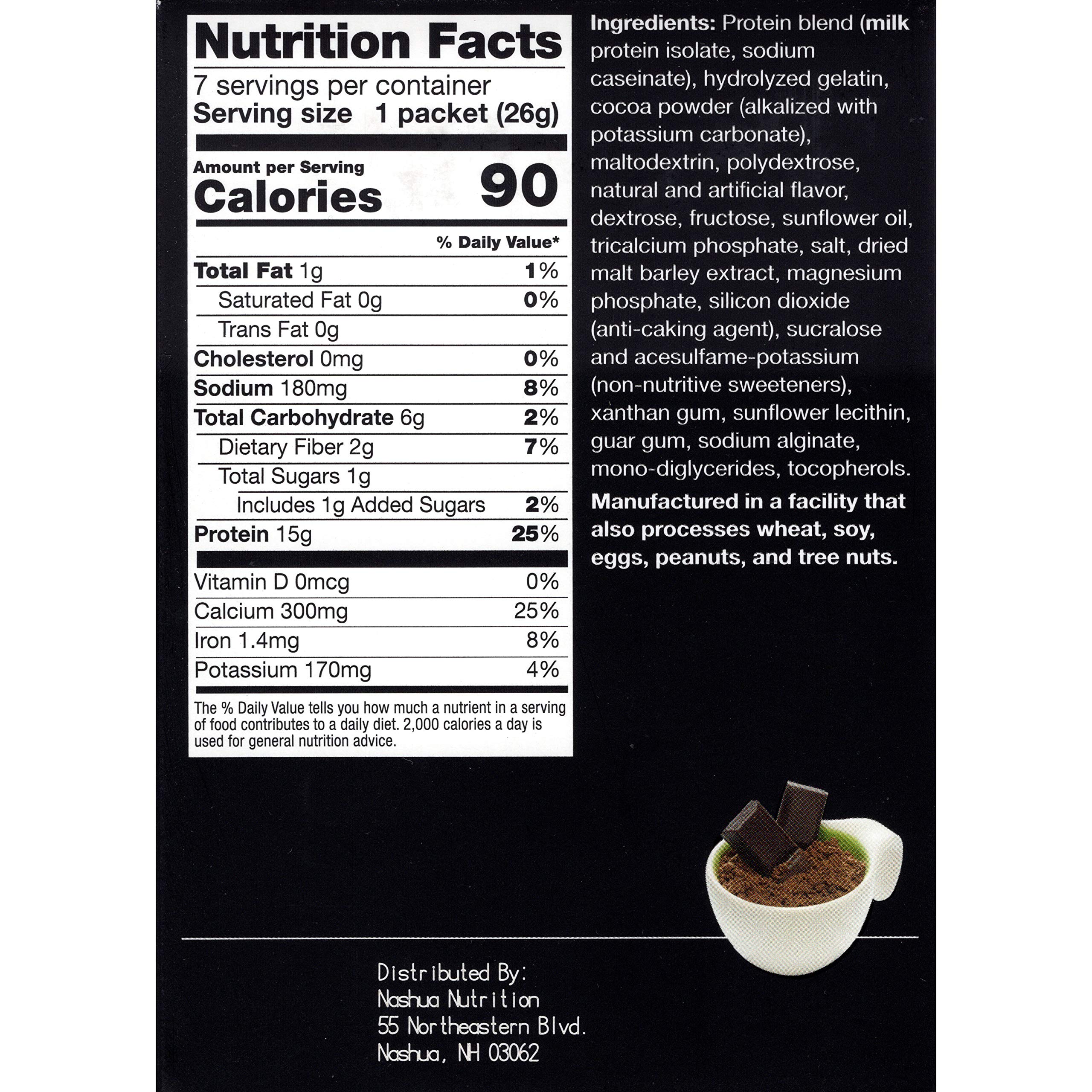 Proti-Thin Protein Diet Hot Chocolate - 15g Protein, Low Calorie, Low Carb, Low Sugar | KETO Friendly & Ideal Protein Compatible (7 Servings/Box) - Perfect for Weight Loss & Healthy Lifestyle