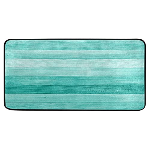 Teal Turquoise Wood Print
