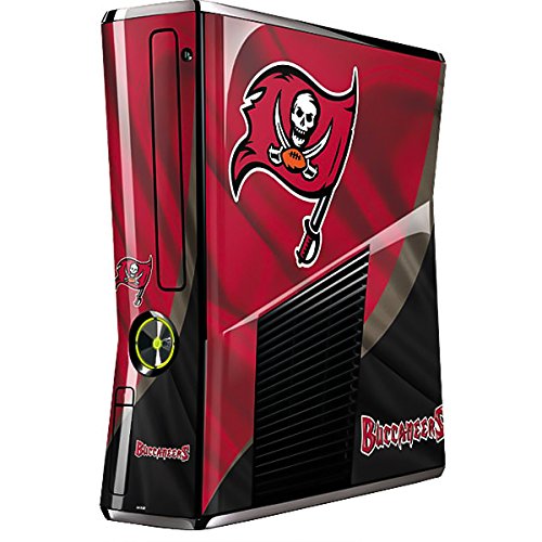 Officially Licensed NFL Tampa Bay Buccaneers Xbox 360 Slim (2010) Gaming Skin Decal by Skinit - Perfect for Game Room Decor & Fan Gifts