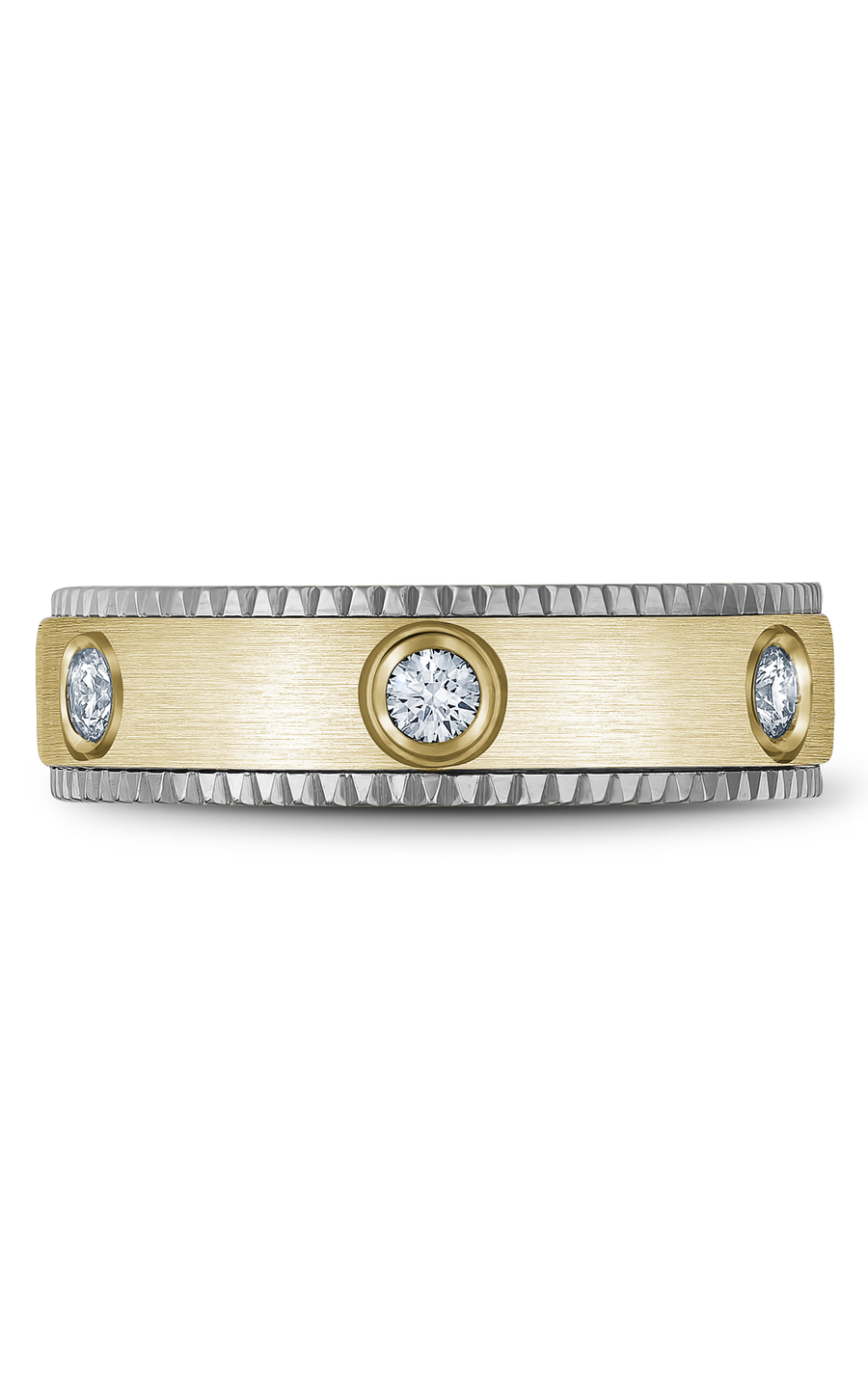 Bleu Royale Men's Wedding Band RYL 030YWD65 - 14K Yellow Gold Classic Ring for Grooms, Engagement & Anniversary Gifts - Perfect for Formal Occasions & Special Events