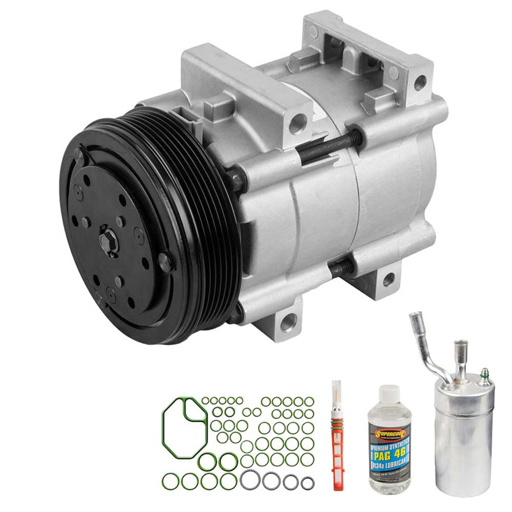 1995-2000 Ford Contour & Mercury Mystique AC Compressor with A/C Repair Kit - OEM Replacement - BuyAutoParts 60-81312RK - Perfect for Summer Cooling & Auto AC System Repair
