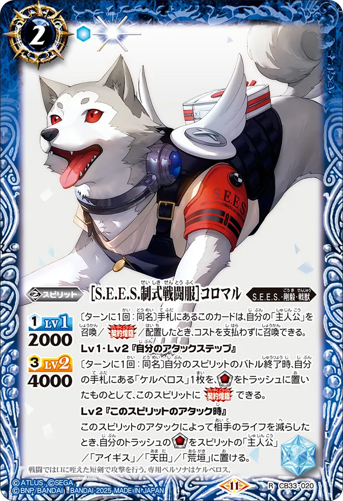 CB33 020 R S.E.E.S Official Battle Uniform Cosplay Costume - Perfect for Persona 3 Koromaru Character Cosplay, Halloween, Anime Conventions & Themed Parties