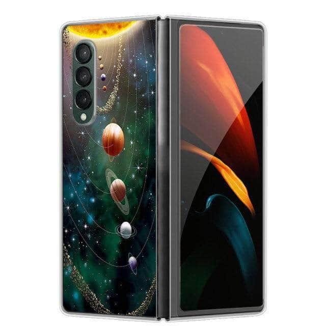 Durable Hard Plastic Galaxy Z Fold 3 5G Case with Stylish Design - Perfect for Everyday Protection & Gaming