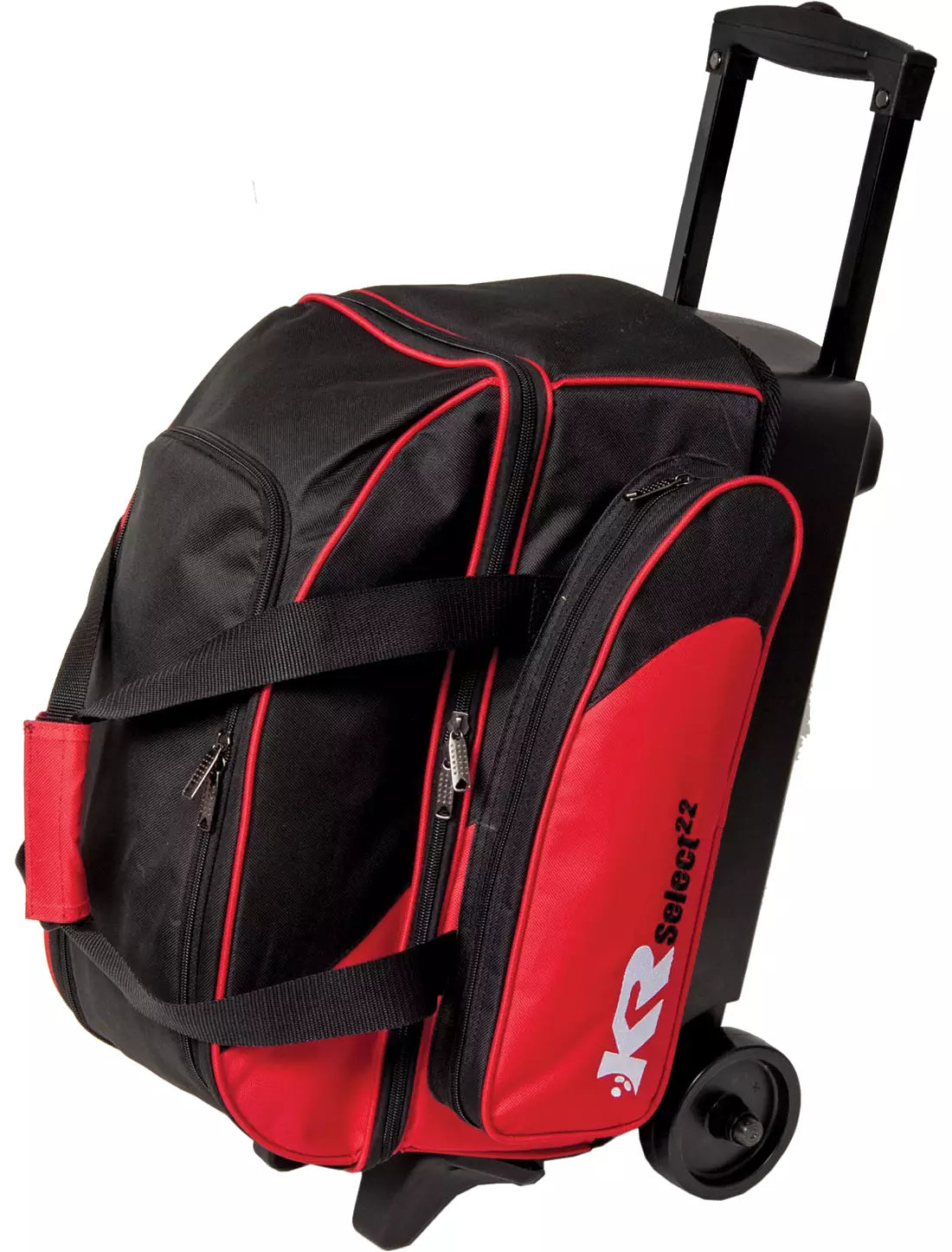 KR Strikeforce KR Select22 Double Roller Bowling Bag - Premium 2-Ball Bowling Bag with Wheels for Easy Transport | Perfect for League Play & Tournament Travel