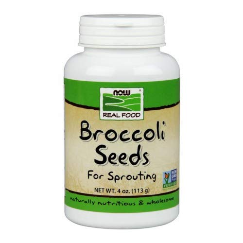 Organic Broccoli Seeds, 4 oz (Pack of 5) - Non-GMO, High Germination Rate - Perfect for Home Gardening, Indoor Hydroponics & Healthy Eating
