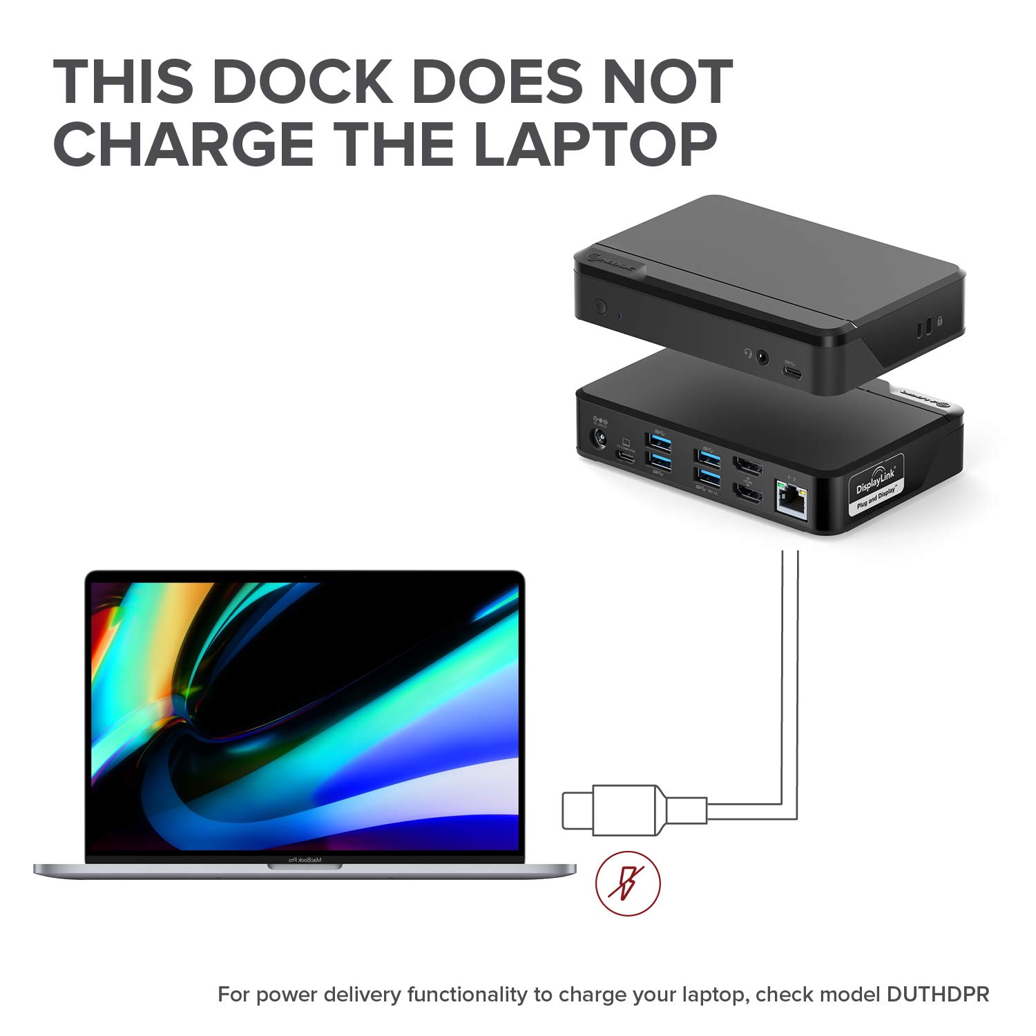 ALOGIC Universal Twin HD Docking Station with 4K HDMI - USB-C & USB-A Compatible for MacBook, Windows Laptops - Dual Monitor Setup for Home Office & Remote Work
