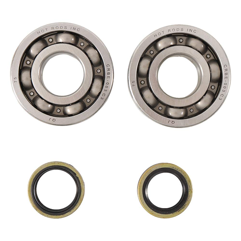 Hot Rods K057 Main Bearing and Seal Kit - Complete Engine Rebuild Kit for Motorcycles & ATVs - Perfect for Performance Upgrades & Maintenance