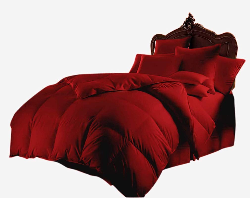 Premium 100% Egyptian Cotton 600 GSM Down Alternative Comforter - Oversized Queen (98