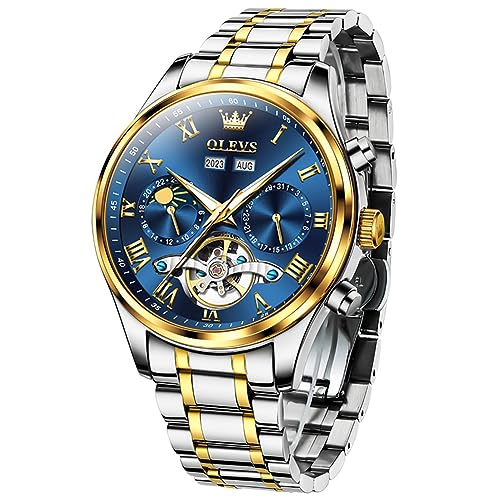 7005：Two tone band & Blue dial