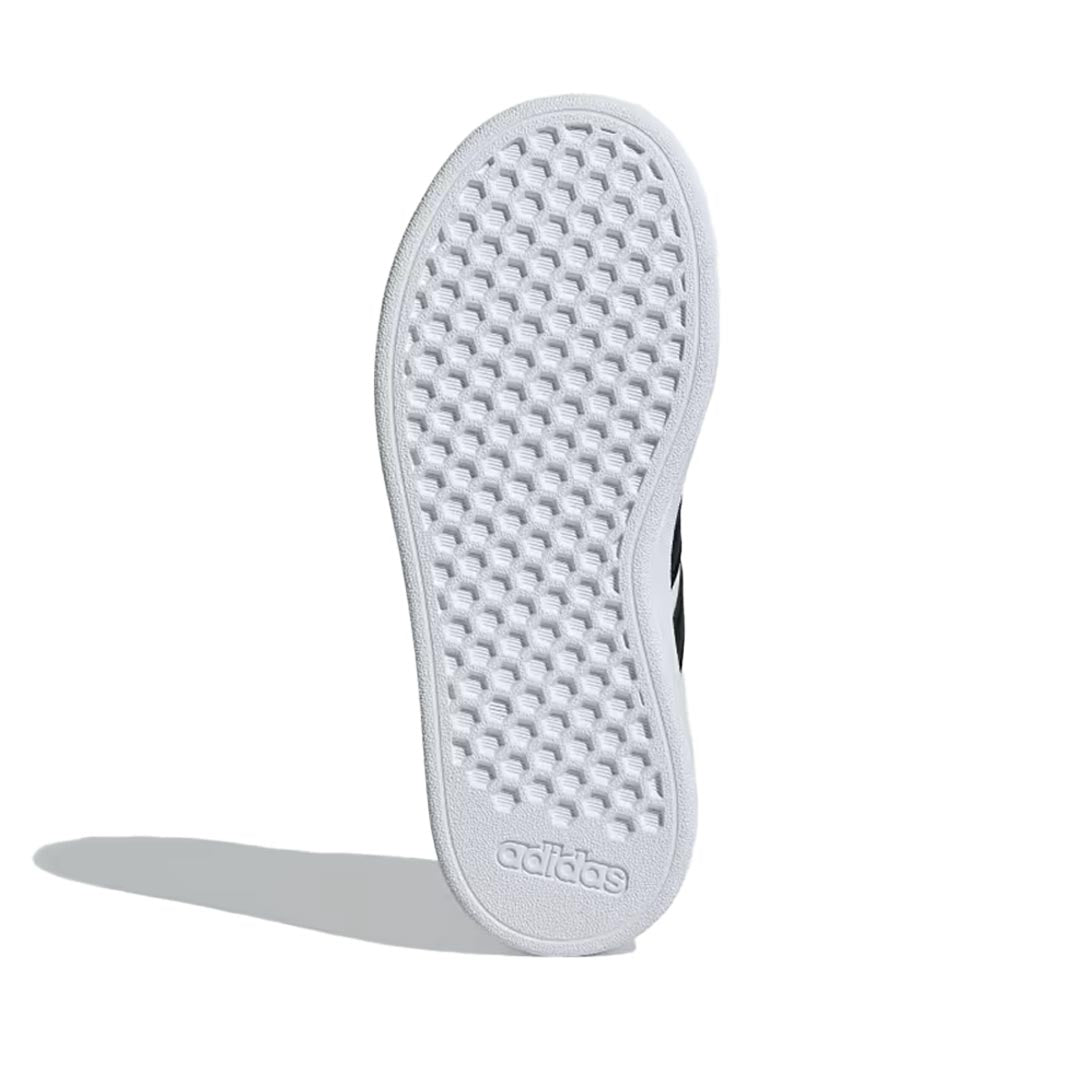 Adidas Kids' (Preschool) Grand Court 2.0 Elastic Lace Sneakers - Comfortable & Stylish Toddler Shoes for Playtime & Everyday Wear (IH5529)