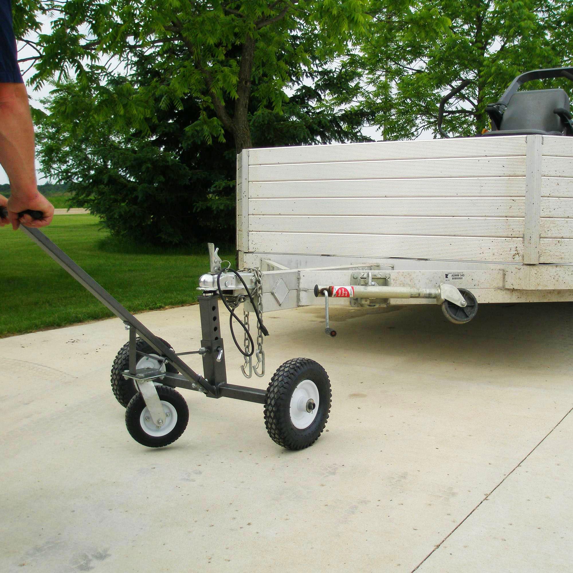 Tow Tuff Adjustable Steel Trailer Dolly with 12