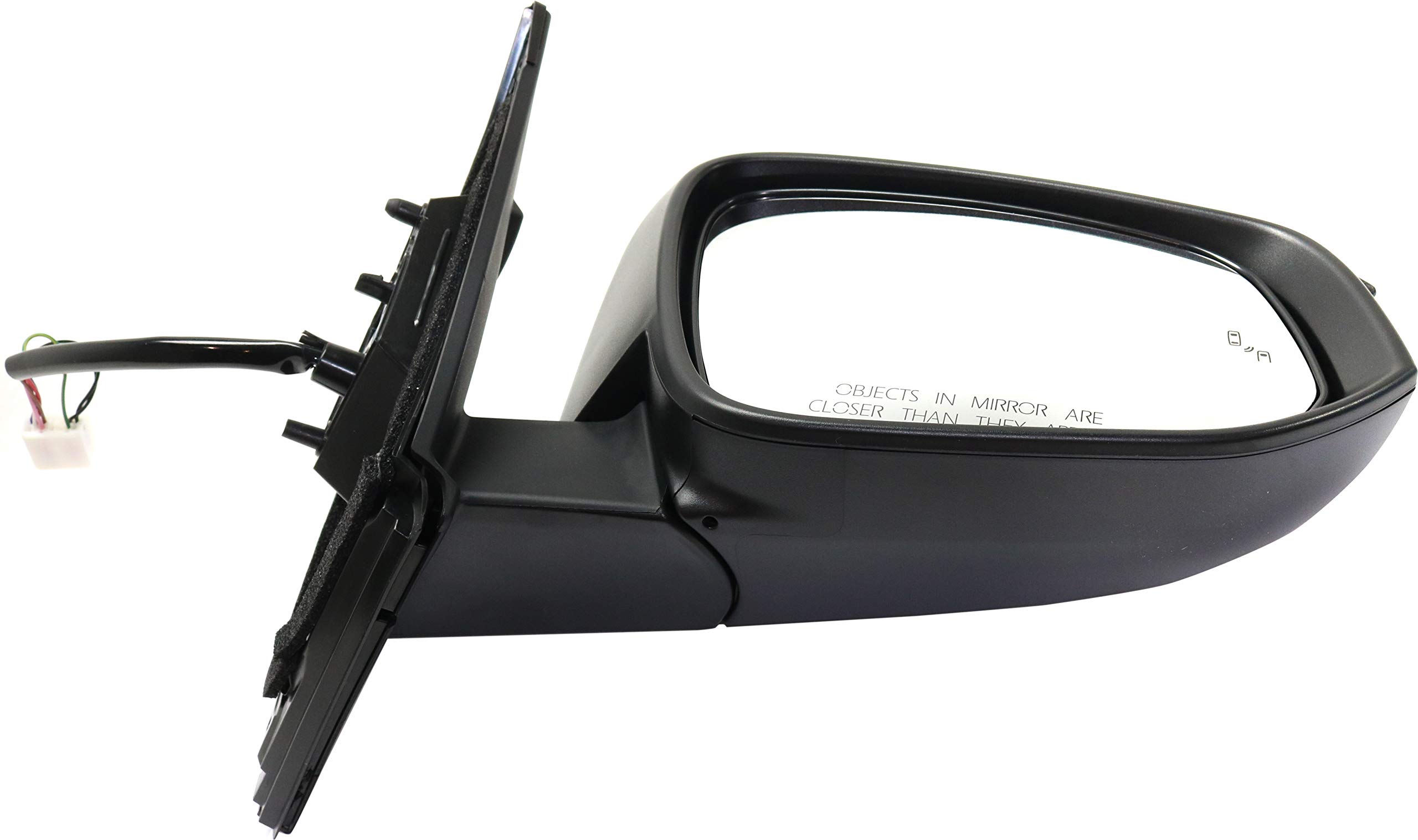 Heated Power Glass Side Mirror with Blind Spot Detection for 2013-2015 Toyota RAV4 Passenger Side - Garage-Pro Replacement Mirror with In-Housing Signal Light | Perfect for Night Driving and Parking Safety