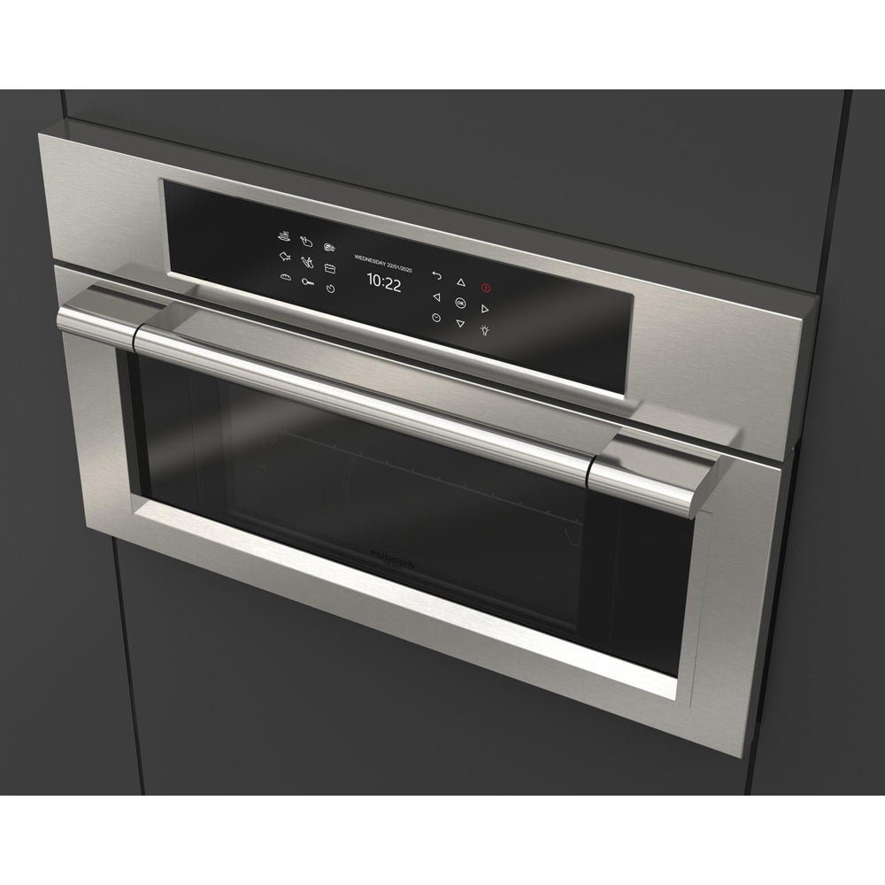 Fulgor Milano 30-inch 600 Series Pro 3-in-1 Steam Multi-Level Cooking Oven - Steam, Convection & Combi Steam Functions (Model F6PSCO30S1) | Perfect for Professional Kitchens, Home Chefs & Baking Enthusiasts