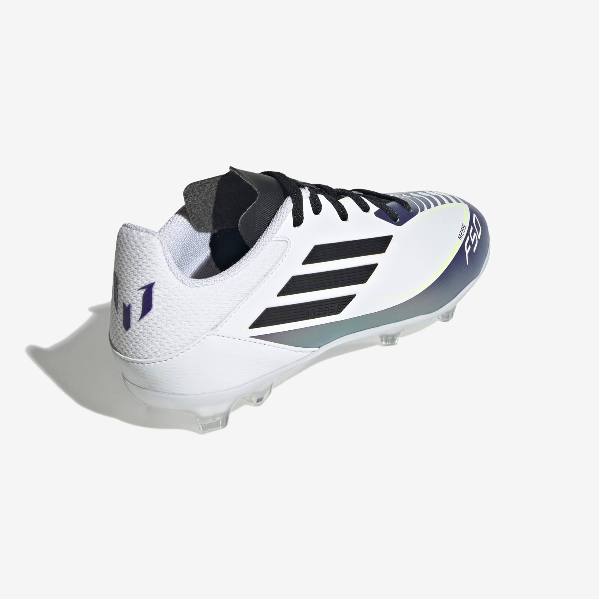 adidas Jr. Messi F50 League Soccer Cleats - Youth Football Shoes for Boys - Lightweight & Durable for Field & Turf Play - Perfect for Training & Matches