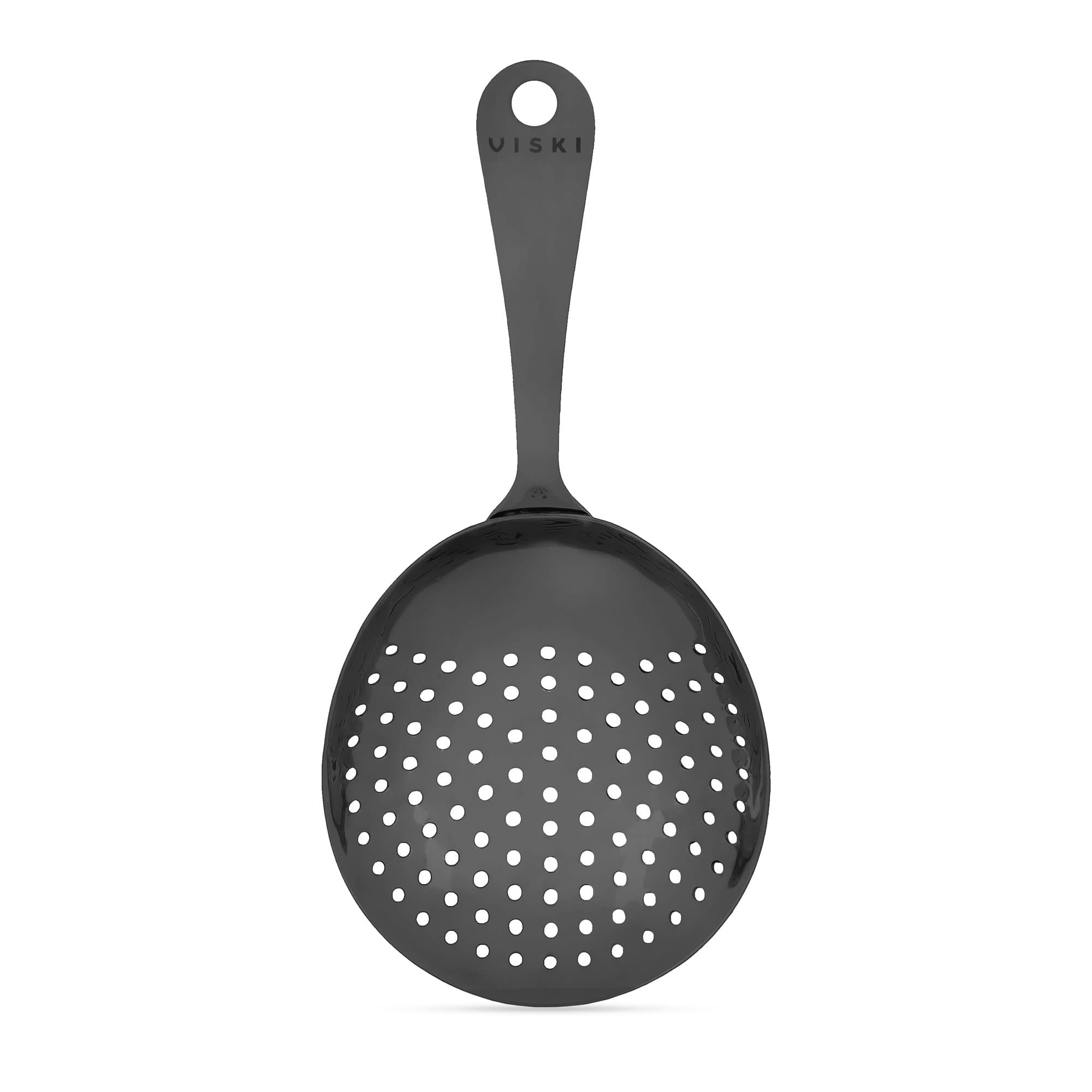 Warren Julep Strainer - Premium Stainless Steel Cocktail Strainer for Mint Juleps, Mojitos & More - Perfect for Home Bars & Mixology Enthusiasts