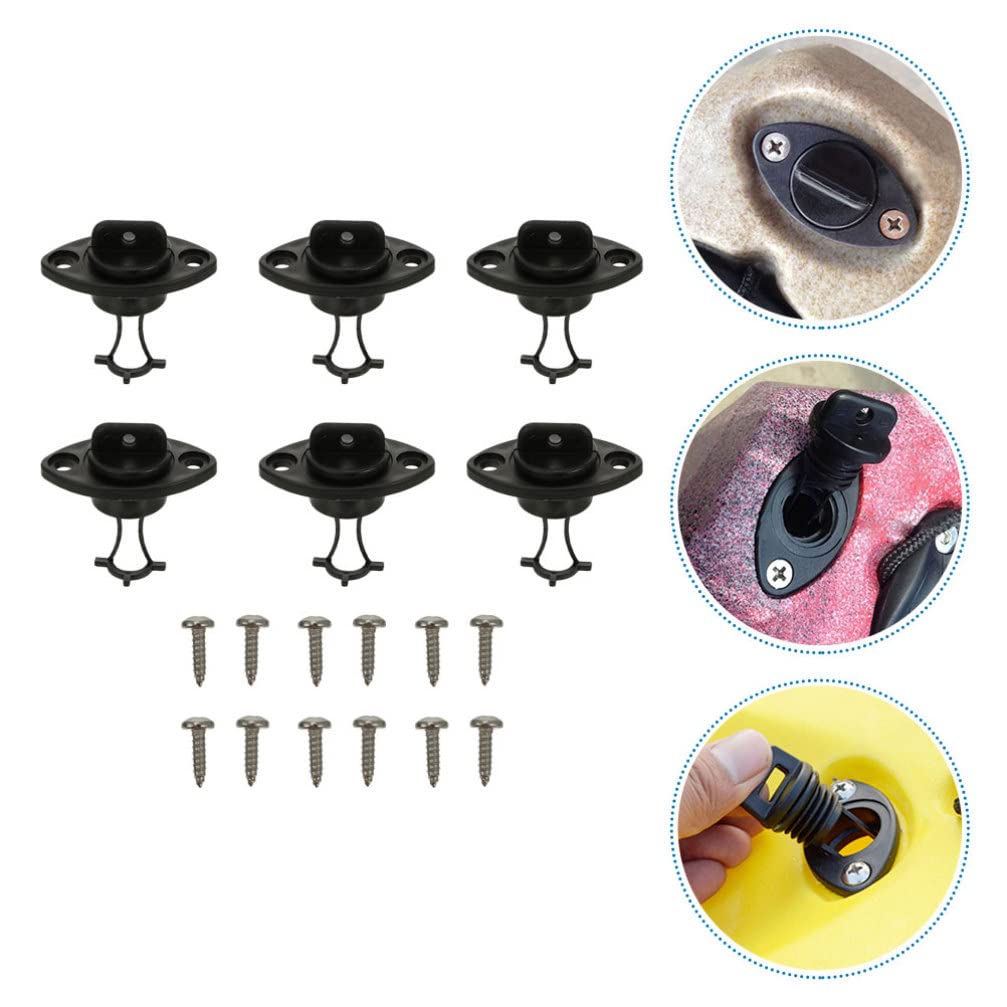 **2 Sets Kayak Drain Plugs - Boat Scupper Plugs for Kayak, Canoe & Hull - Waterproof Kayak Accessories for Outdoor Boating & Marine Use**