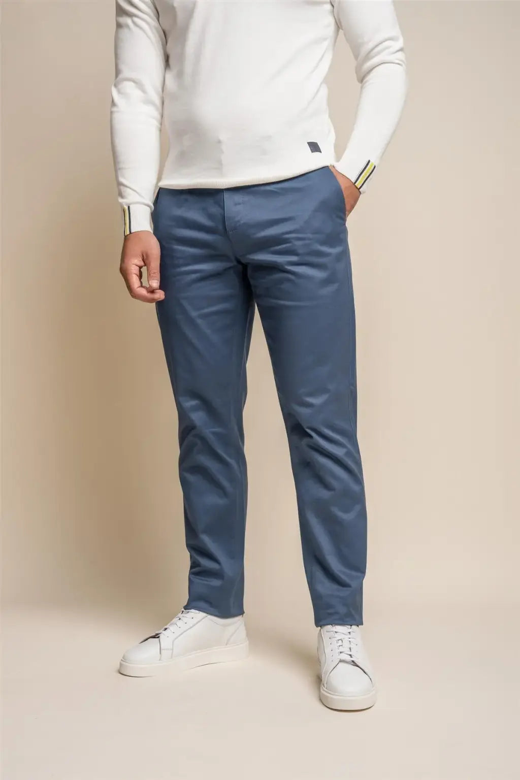Cavani Men's Dakota Chinos - Classic Slim Fit Stretch Dress Pants for Business Casual & Office Wear | Comfortable Work Pants for Men