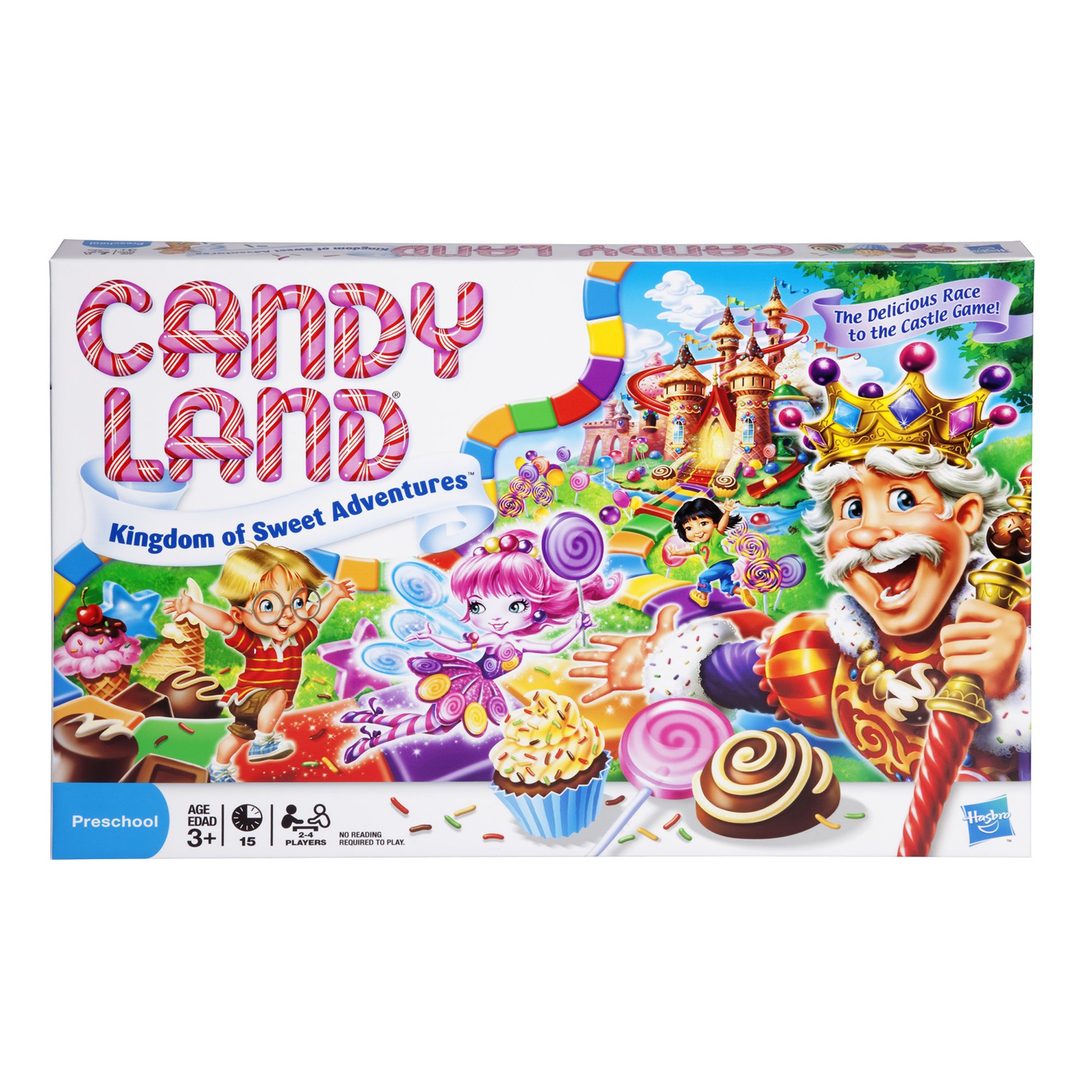 Candy Land: Sweet Adventures Kids Board Game for 2-4 Players | Preschool Learning Game for Ages 3+ | Amazon Exclusive | Perfect for Family Game Night & Early Childhood Education