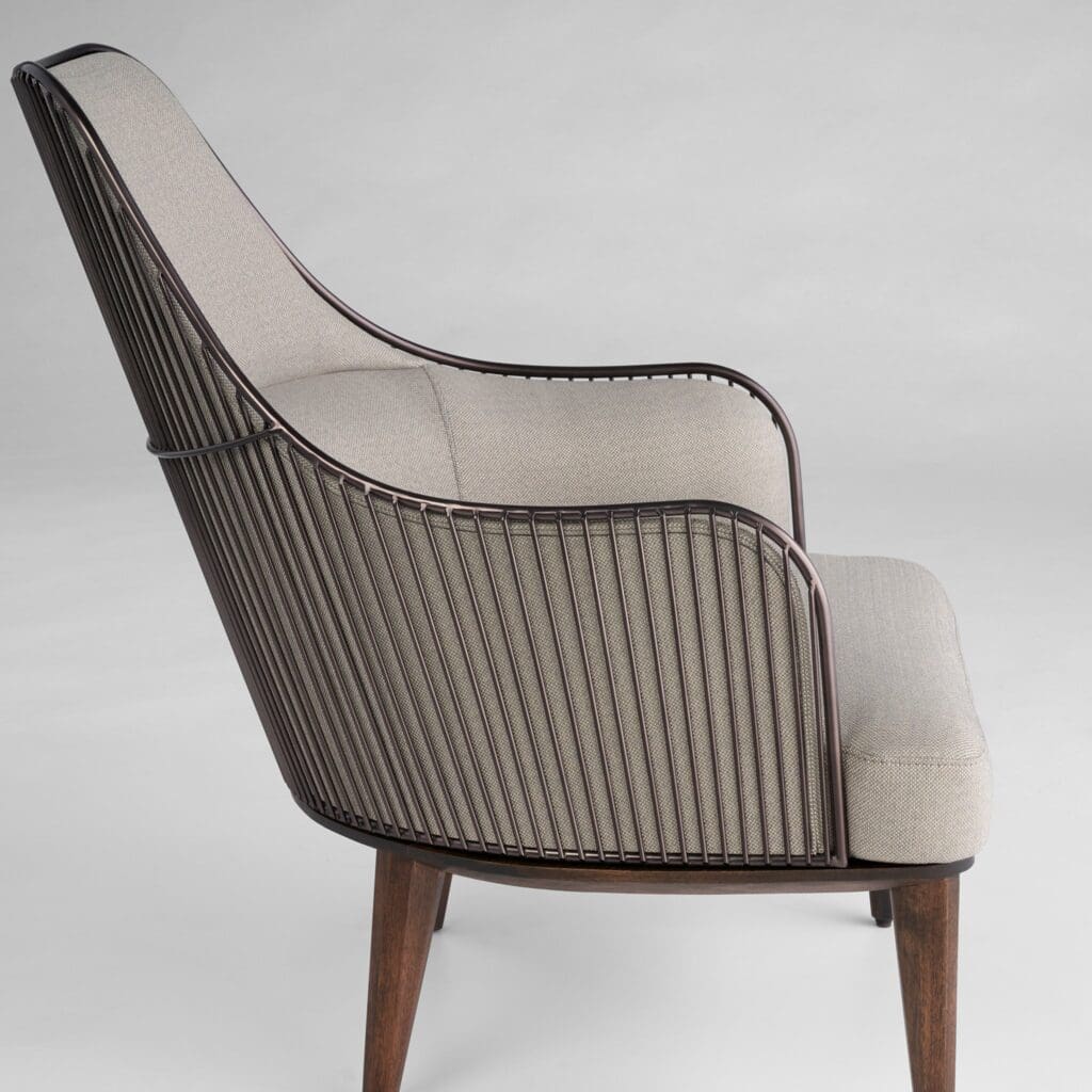 Cyan Design 11731 Ayla Chair - Dark Brown, Onyx & Taupe Upholstered Accent Chair for Living Room, Bedroom or Office Decor