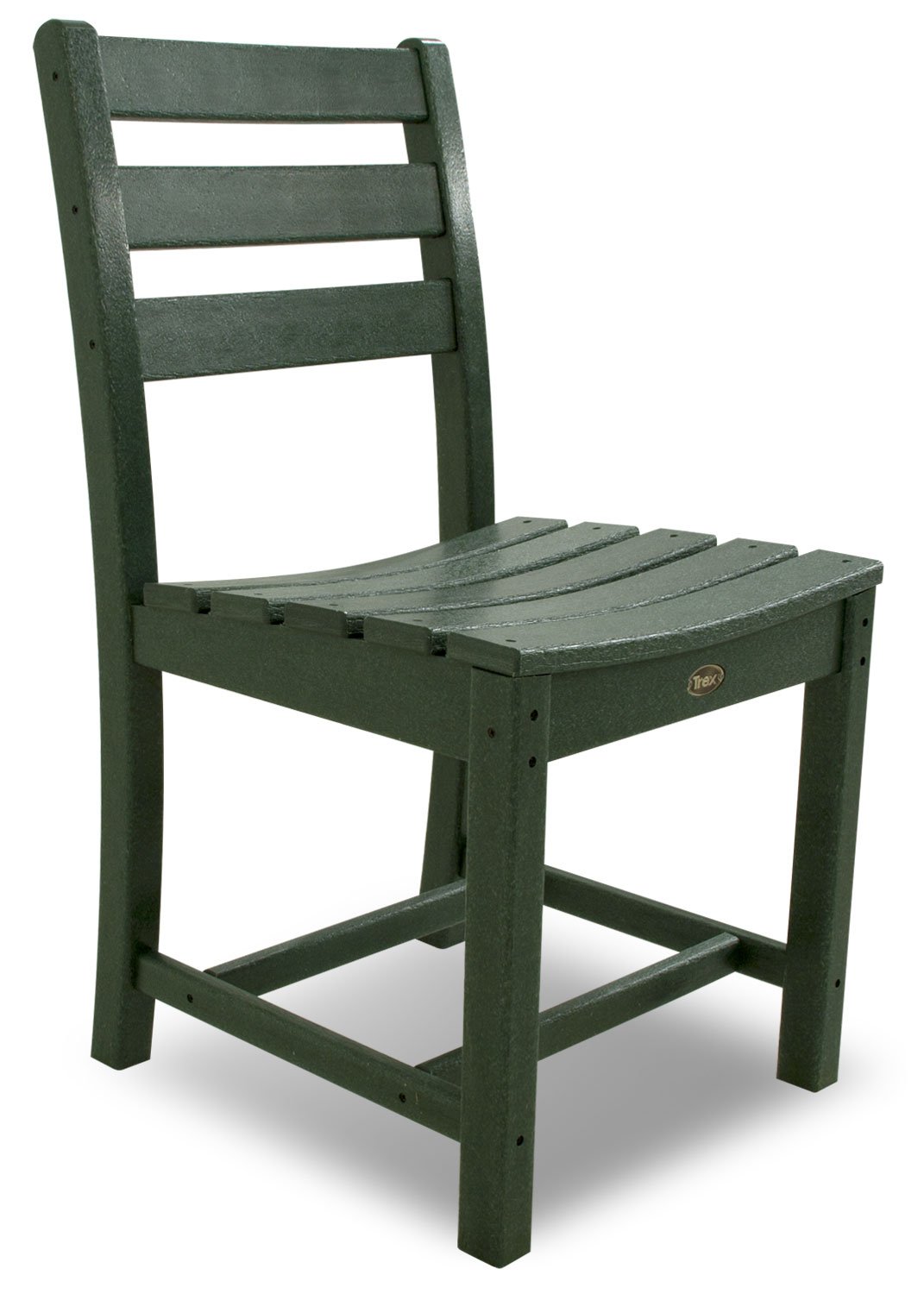 Trex Outdoor Furniture Monterey Bay Dining Side Chair in Rainforest Canopy - Weather-Resistant Patio Dining Chair for Backyard, Poolside & Garden Use