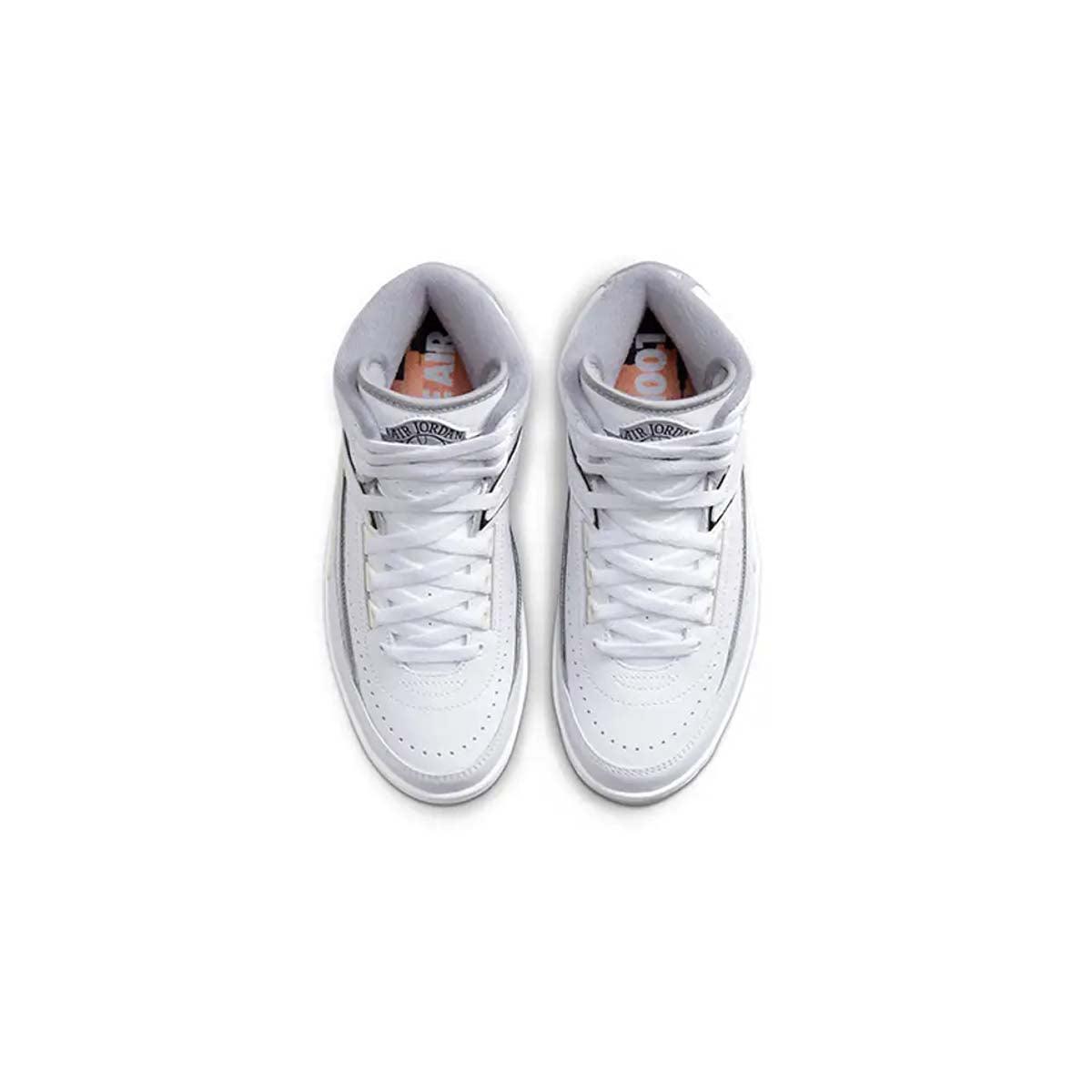 Air Jordan 2 Retro 'Cement Grey' Kids Basketball Shoes - Comfortable Sneakers for Boys & Girls - Perfect for School, Sports & Casual Wear