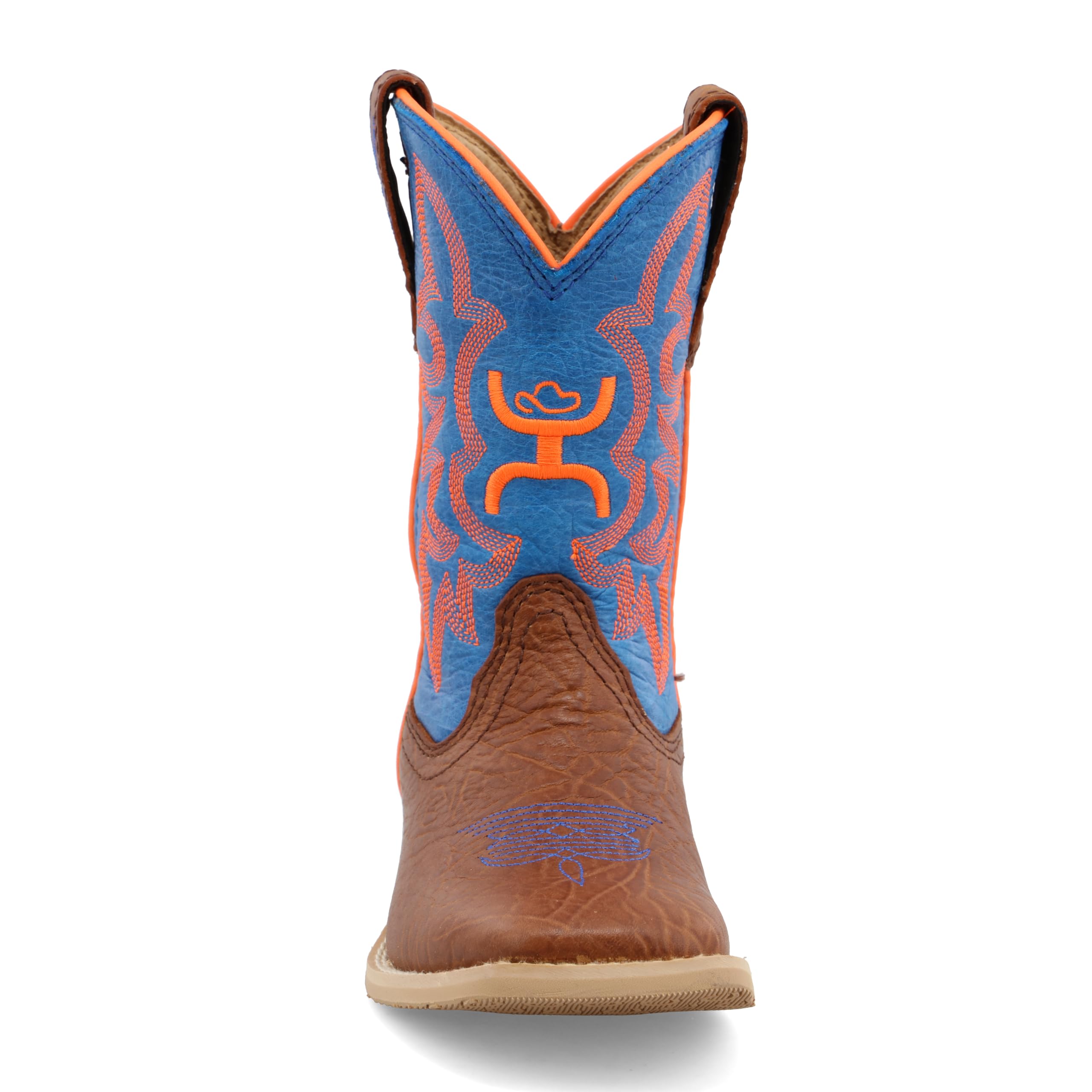 Twisted X Kid's Hooey Boots - New Wide Square Toe Design for Comfort & Style | Perfect for School, Outdoor Play & Western Events