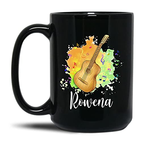 Ukulele Black Mug