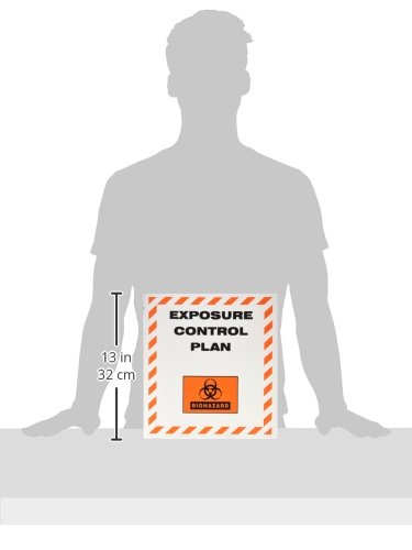 Brady BH2023 3-Ring Binder for Exposure Control Plans | Durable Polyethylene Document Organizer | Perfect for OSHA Compliance & Workplace Safety Documentation