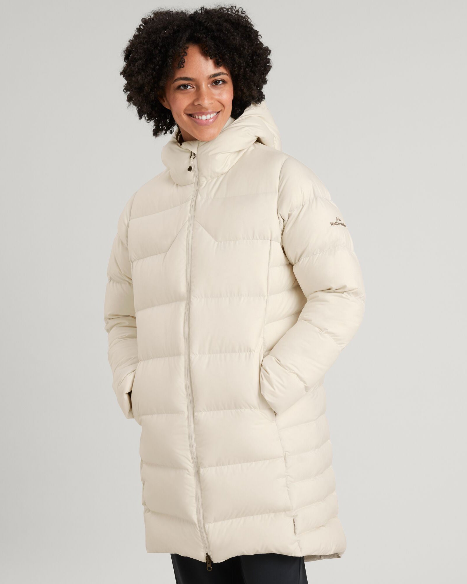 Women's Epiq Down Parka Jacket - Natural Color Warm Winter Coat for Cold Weather, Outdoor Activities & Daily Commute