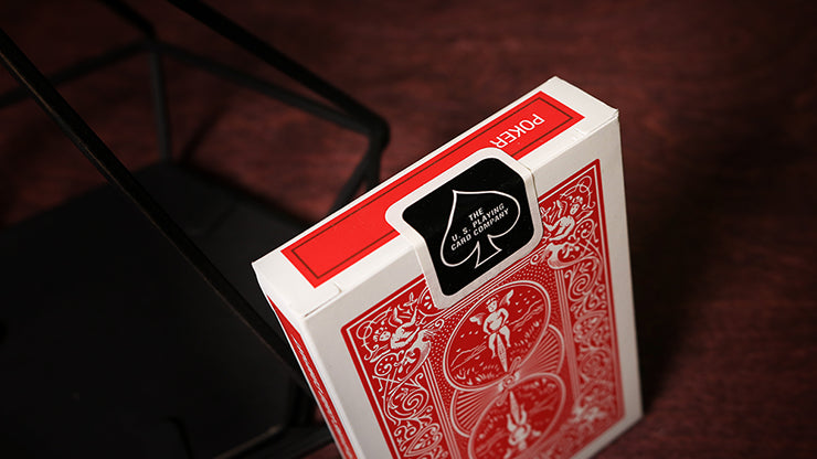 Premium Bicycle Standard Playing Cards - Red Deck for Poker, Magic Tricks & Card Games | Ideal for Casino Nights, Family Gatherings & Professional Performances