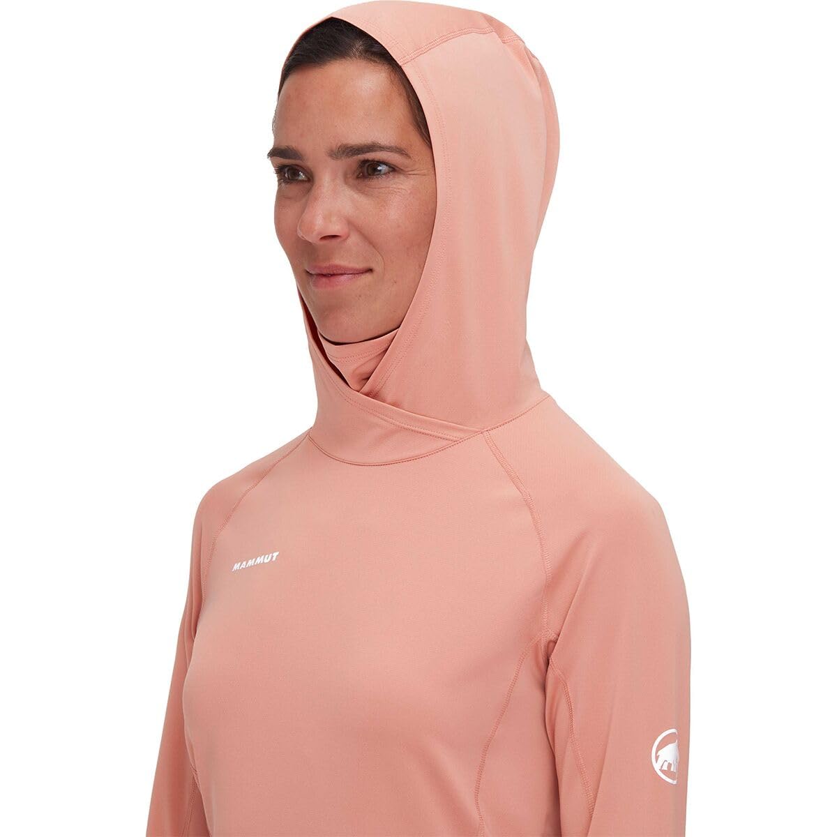 Mammut Selun FL Sun Hoodie for Women - Lightweight UPF 50+ Sun Protection Hooded Sweatshirt for Hiking, Running & Outdoor Activities