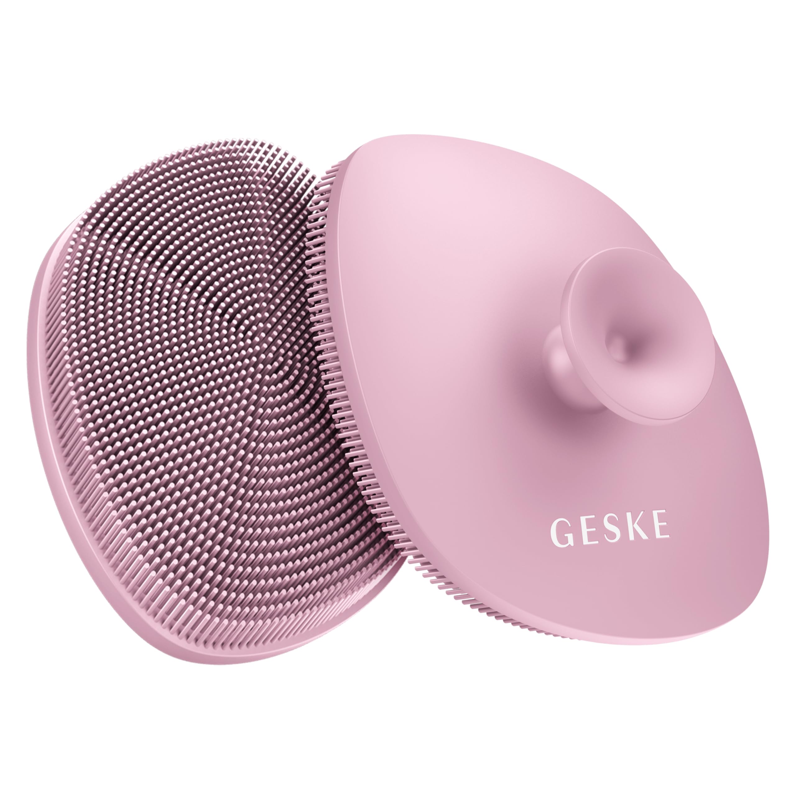 SmartAppGuided™ 4-in-1 Professional Facial Cleansing Brush with Handle - Soft Silicone Skin Cleansing Brush for Gentle Exfoliation & Deep Cleaning | Perfect for Daily Skincare Routine, Makeup Removal & Spa-like Facial Treatment at Home