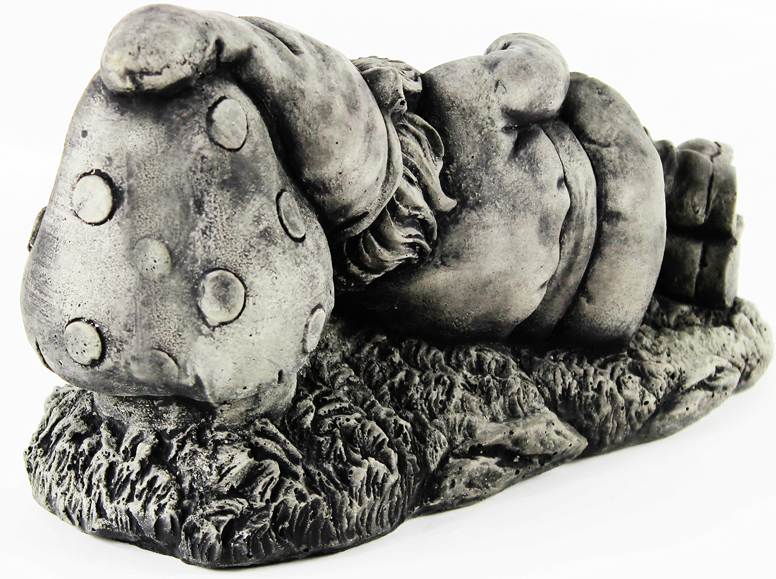 Sleeping Garden Gnome Statue - Outdoor Decor for Lawn, Yard, and Patio - Perfect for Home Garden Decoration and Gift Ideas