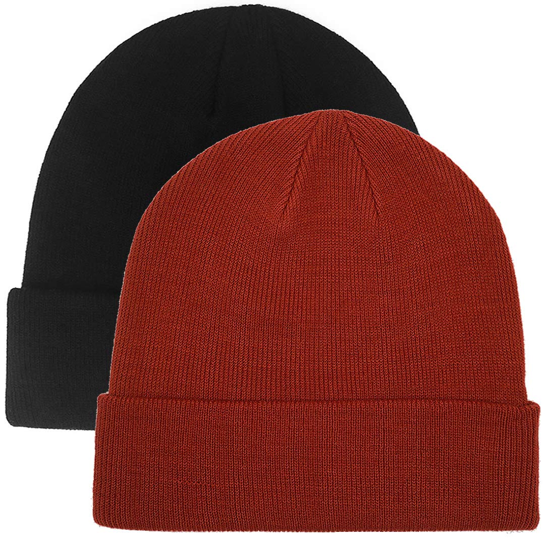 Paladoo Slouchy Winter Hats - Soft Knitted Beanie Caps for Women & Men - Warm Fleece Lined Ski Hat for Cold Weather - Perfect for Snowboarding, Skiing & Outdoor Winter Activities