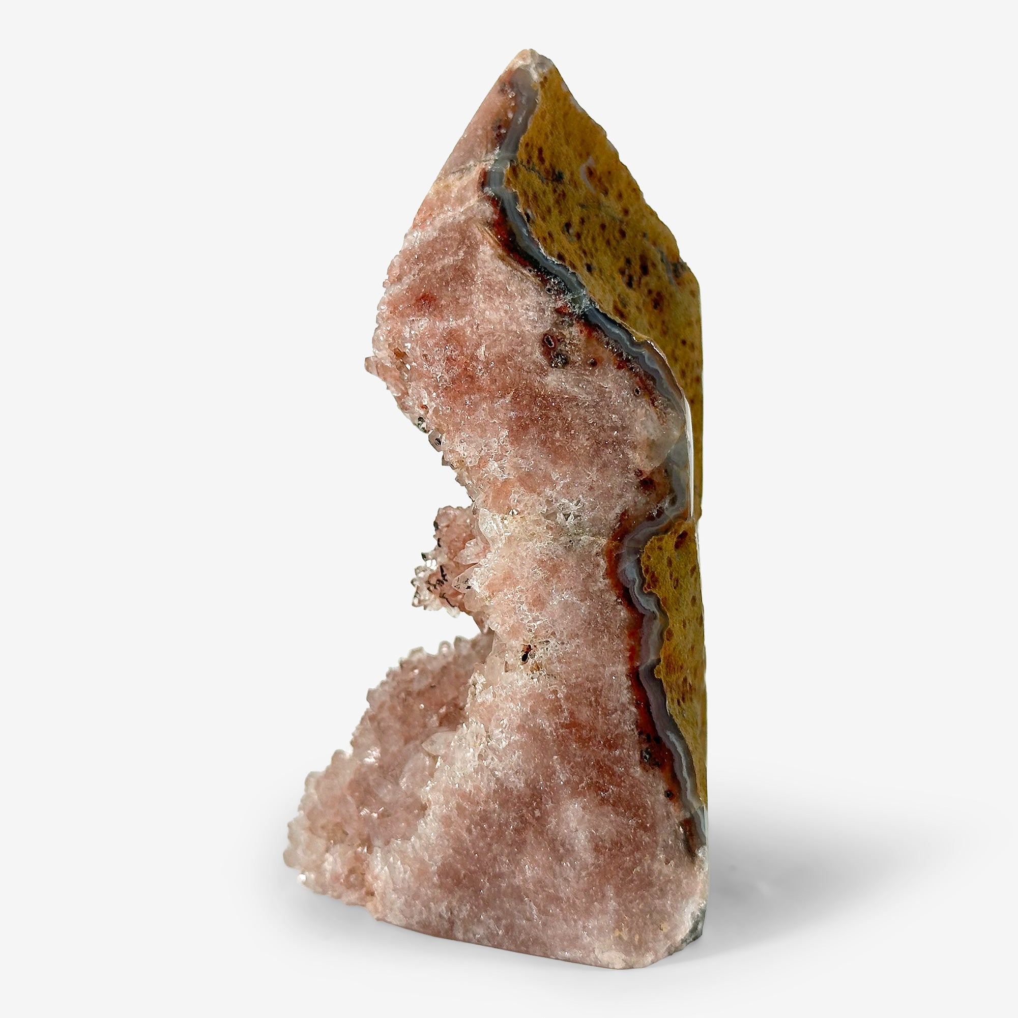 Natural Pink Amethyst Crystal Tower - Polished Healing Gemstone Obelisk for Meditation, Chakra Balancing & Spiritual Growth | Feng Shui Home Decor, Gift for Crystal Collectors | Perfect for Yoga Spaces, Altars & Energy Cleansing