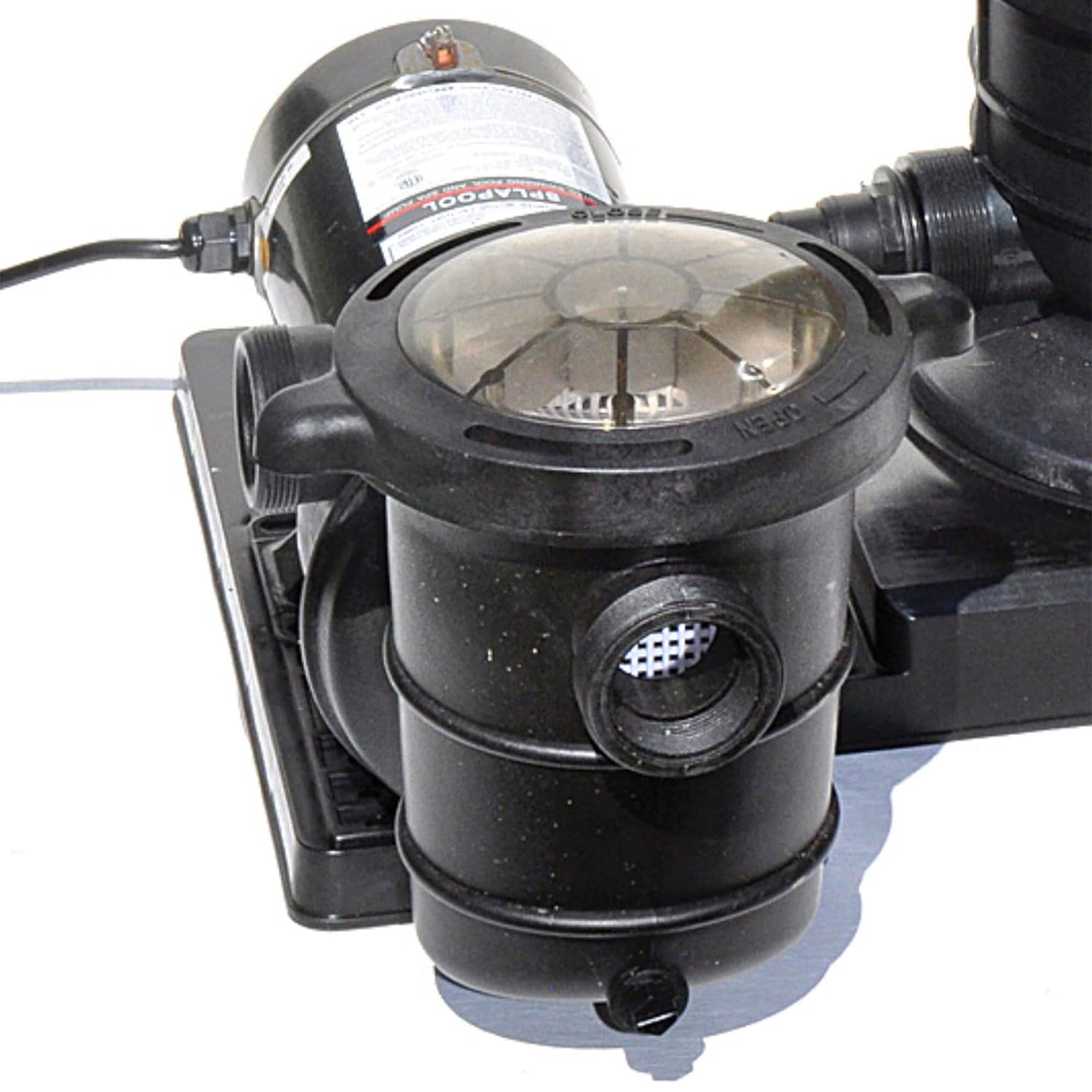 SWIMLINE HYDROTOOLS 0.75HP Above-Ground Pool Pump with Hydro-Flo Technology | 3720 GPH Flow Rate | Horizontal Shaft Design | Perfect for Pool Maintenance, Water Circulation & Filtration