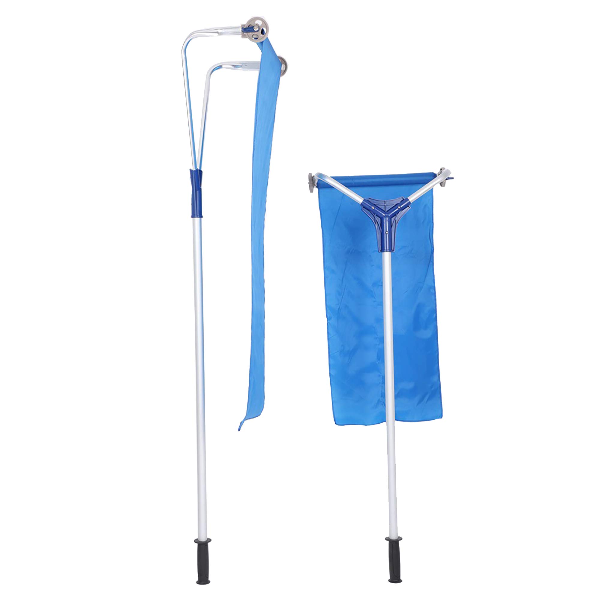 Ideamad 21ft Adjustable Telescoping Roof Snow Rake with 3 Inch Wheels - Lightweight Aluminum Snow Removal Tool for House Roof, Gutters & Driveways - Perfect for Winter Home Maintenance & Safety