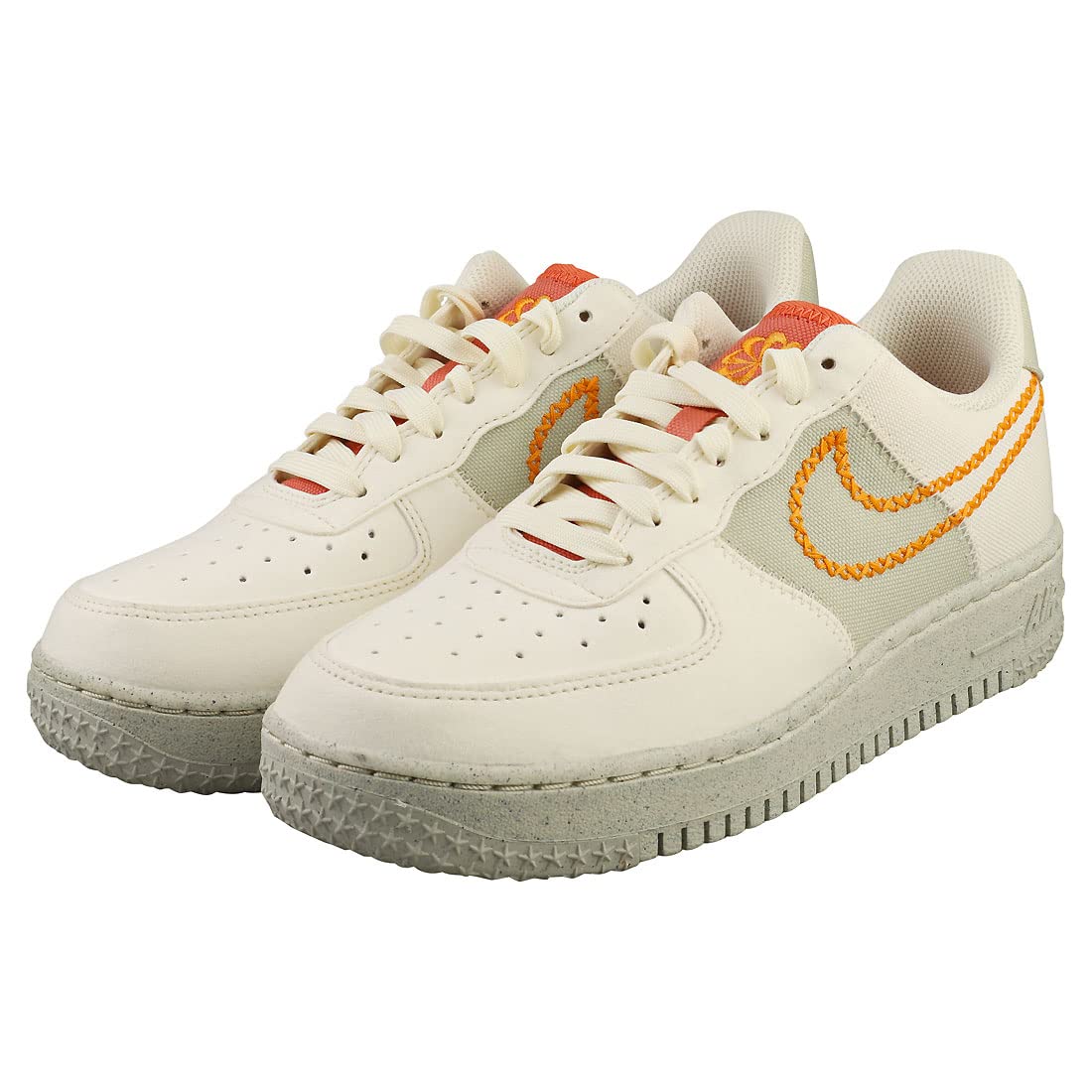 Nike Women's Air Force 1 '07 Low Sneakers - Leather & Synthetic - Coconut Milk/Light Curry - US 6.5 | Casual Wear, Street Style & Everyday Comfort