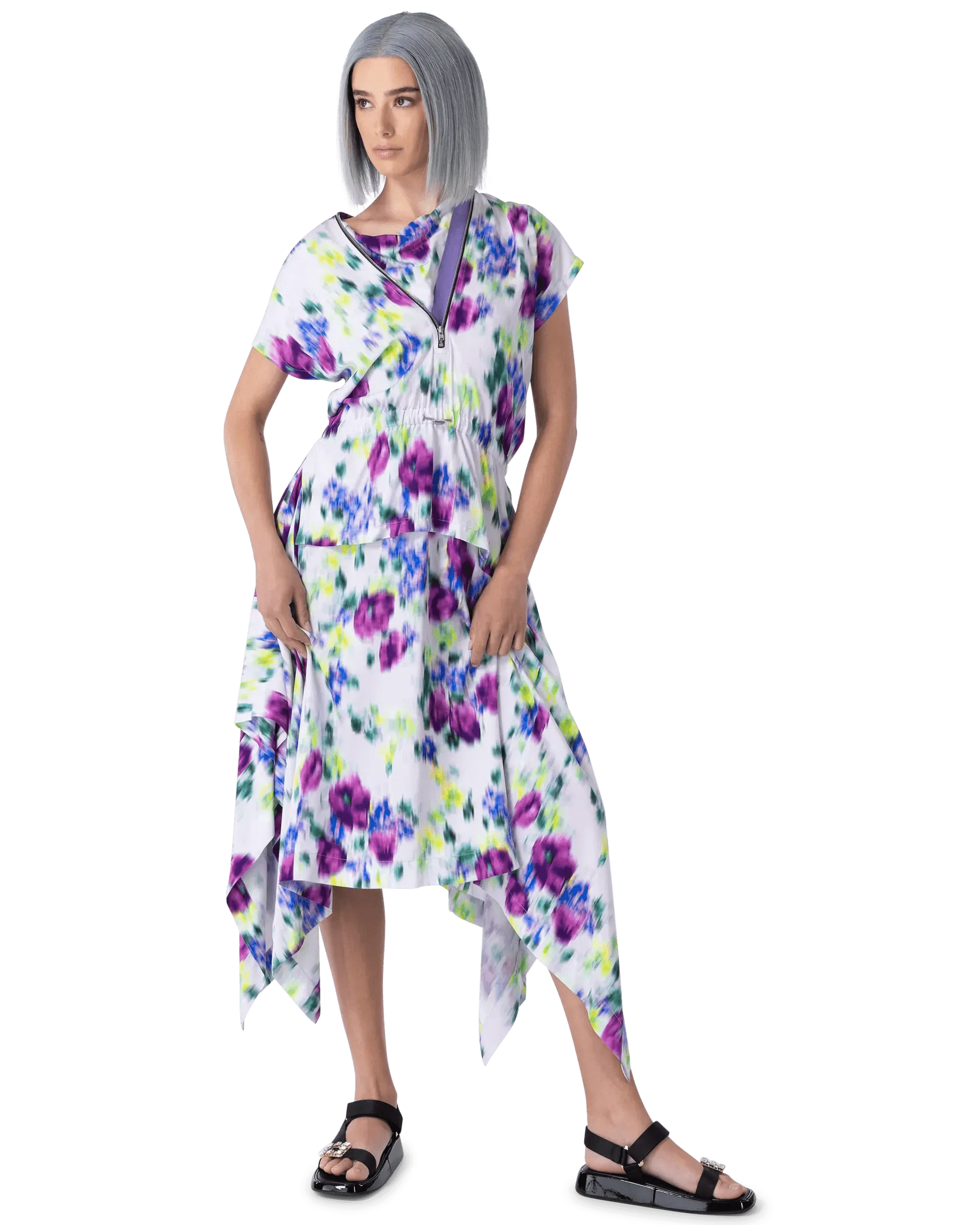Elegant Floral Print Midi Dress for Women - Summer Casual & Party Wear - Perfect for Garden Parties, Date Nights & Office Outfits