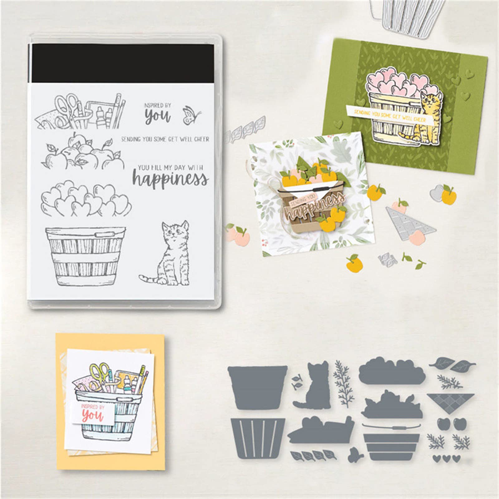 Premium Stamps and Dies for Card Making - DIY Scrapbooking Arts & Crafts Supplies - Clear Stamps for Gift Cards and Home Decoration | Perfect for Birthday Cards, Wedding Invitations, and Handmade Greeting Cards