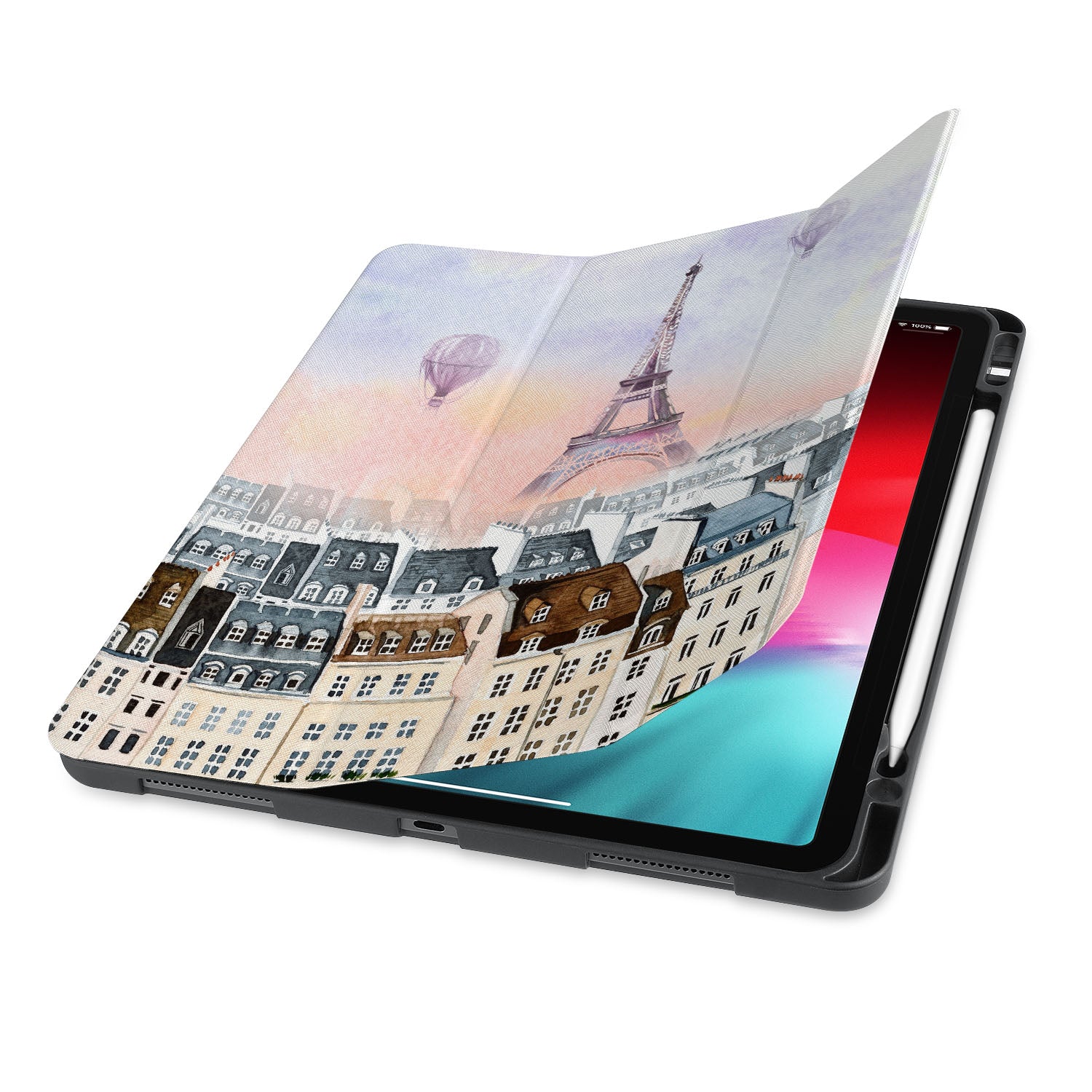 Premium iPad Trifold Case with Auto Sleep/Wake - Slim Protective Cover for iPad Air/Pro (6th/5th/4th/3rd Gen) - Perfect for Travel, Work & Home Use