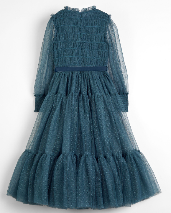 CERA UNA VOLTA DIANA DRESS for Girls Age 6-16 Years | Elegant Floral Party Dress | Perfect for Birthday, Wedding & Special Occasions