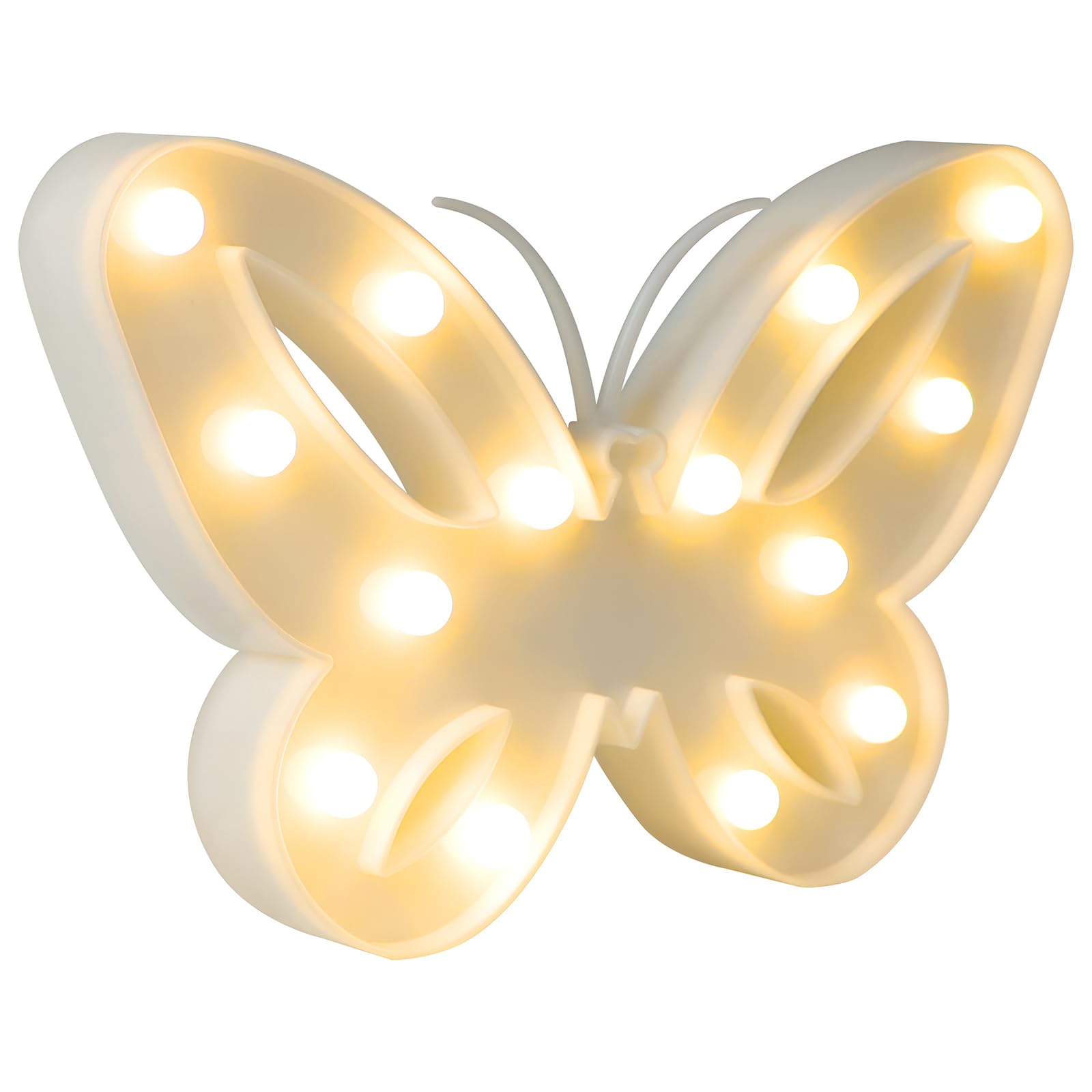 Butterfly LED Night Light for Kids - Multi-Shape Nursery Lamp for Boys & Girls Bedroom, Desk, Wall Decor | Cute Kawaii Nightlight Gift for Toddlers, Breastfeeding Babies | Perfect for Bedtime, Nursery Room, Study Area & Relaxation
