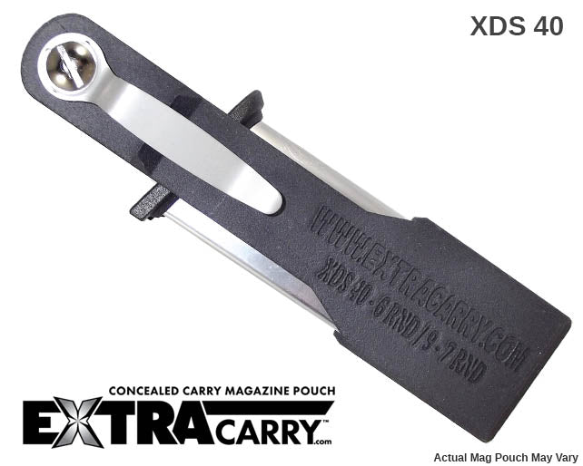 XD S 40mm 8-Round Extended Magazine & MOD.2 Magazine Pouch for Springfield Pistols - Perfect for Range Shooting, Tactical Training and Concealed Carry
