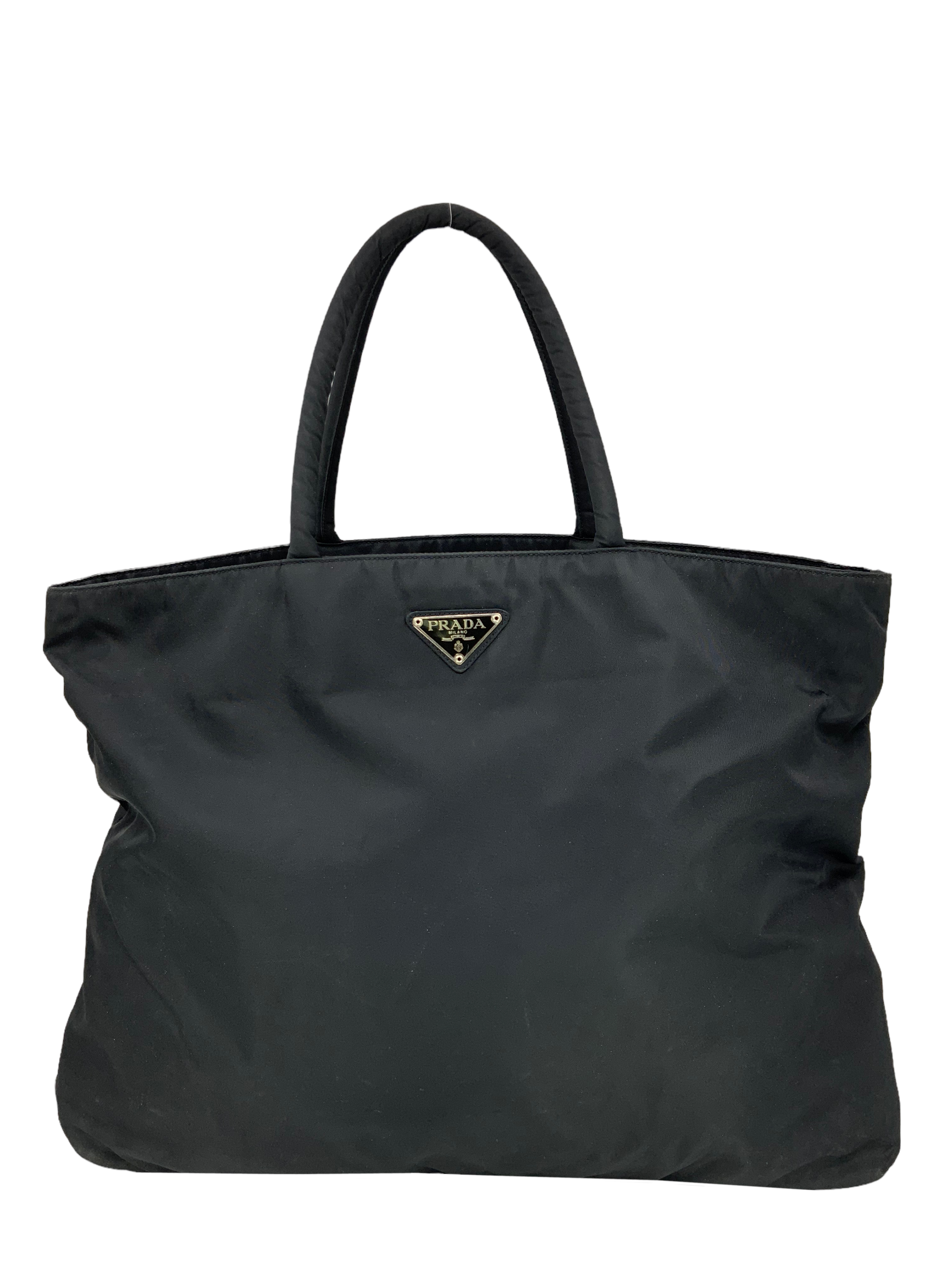 Prada Tessuto Nylon Large Tote Bag for Women | Luxury Designer Handbag | Waterproof & Lightweight | Perfect for Work, Travel & Everyday Use