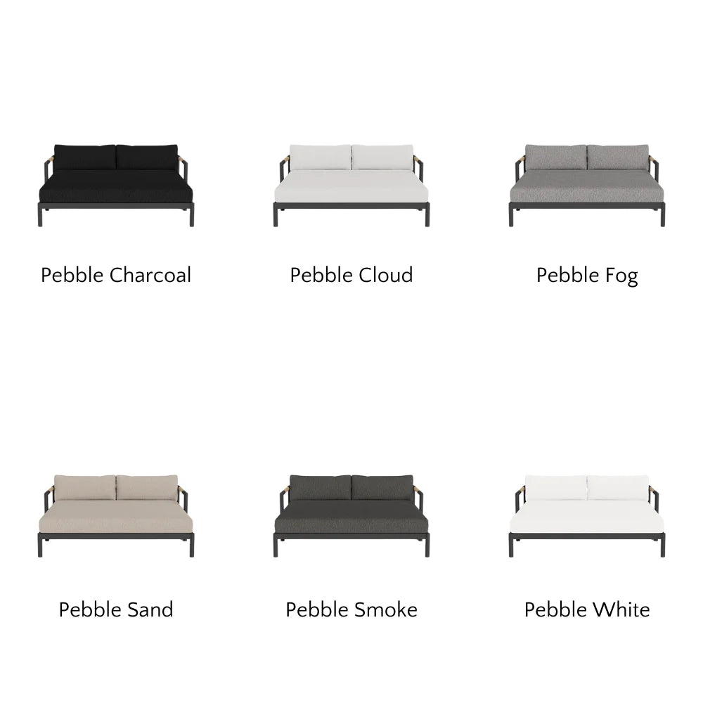 Breeze XL Daybed - Modern Outdoor Patio Lounger with Cushion, Waterproof & UV Resistant - Perfect for Poolside, Garden, or Backyard Relaxation