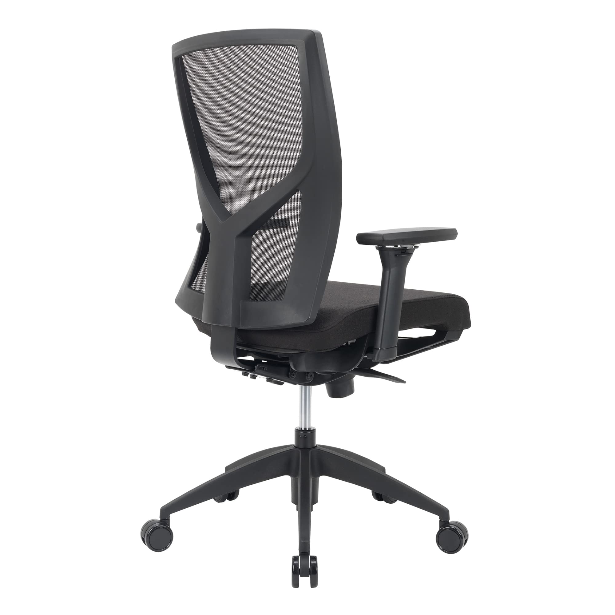 WorkPro® Oceanic Ergonomic High-Back Executive Office Chair with Breathable Mesh Fabric - Black - BIFMA Certified for Home & Business Workspaces